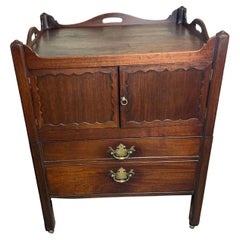 Used Georgian Bedside Table / Commode
