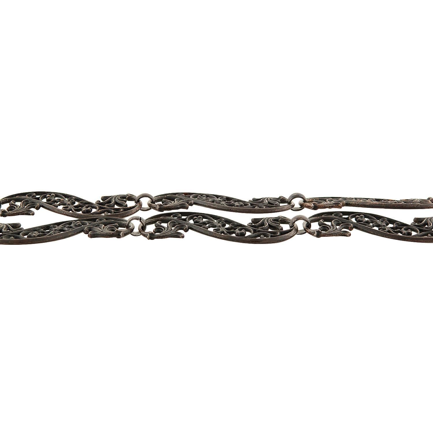 Berlin iron jewelry was produced in Germany by the Berlin Royal Foundry beginning in 1804. Previously, iron jewelry had primarily been worn in periods of mourning due to its dark color. However, it reached a high point of popularity between 1813 and