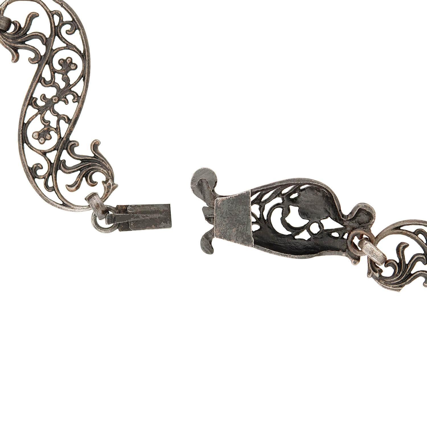Georgian Berlin Iron Hand Wrought Chain Necklace 38