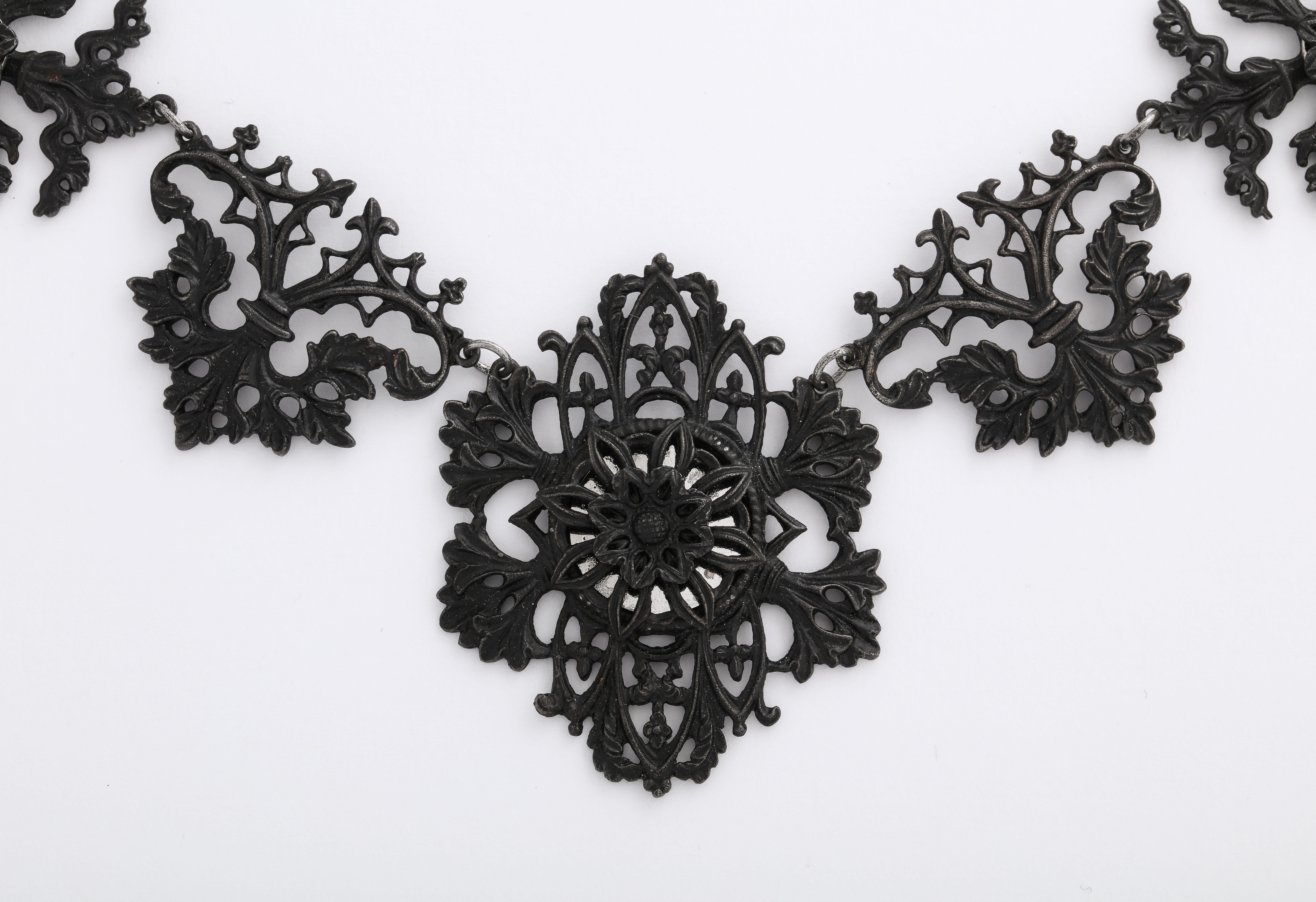 George III Georgian Berlin Iron Necklace c. 1800