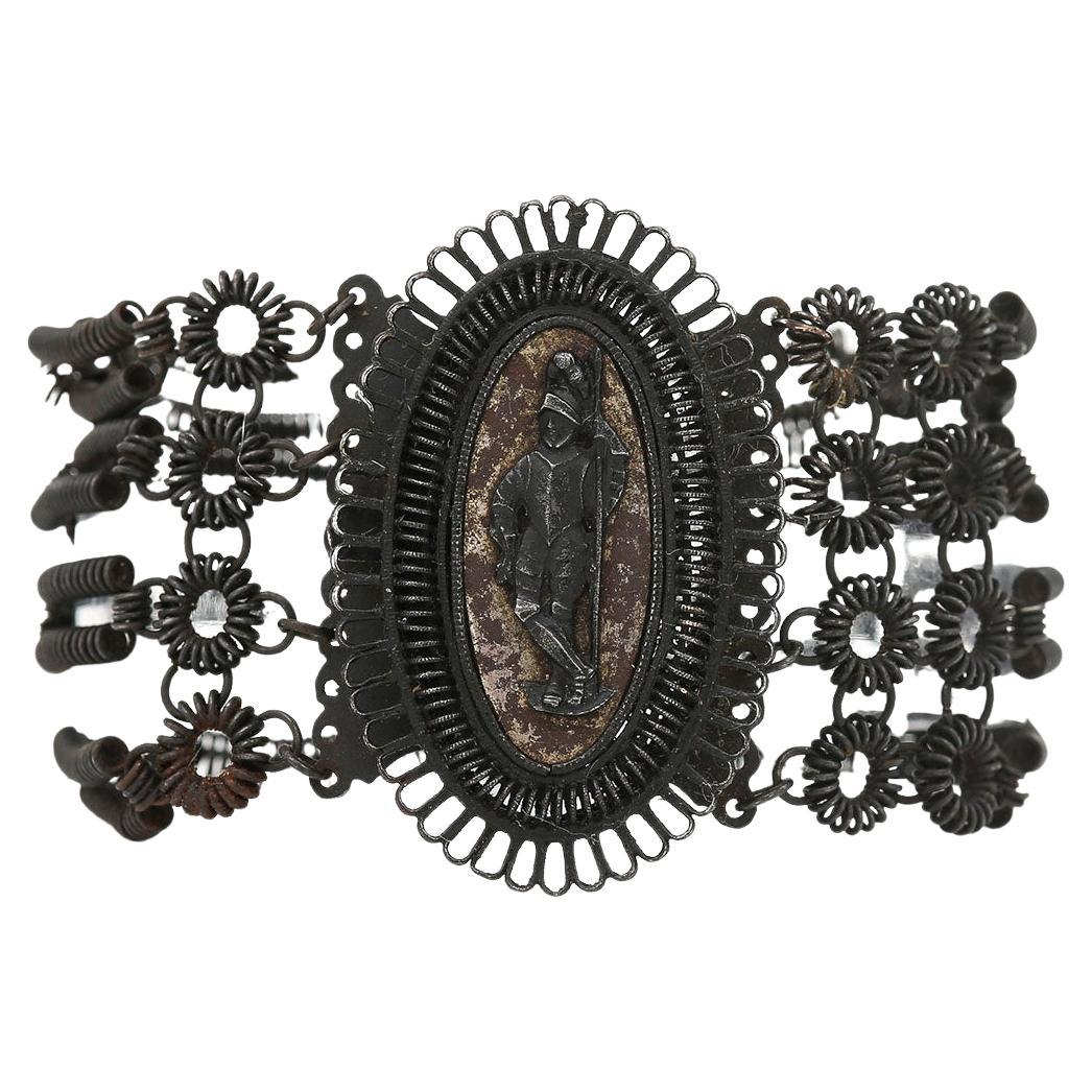 Georgianisches Berliner Eisenarmband, um 1820