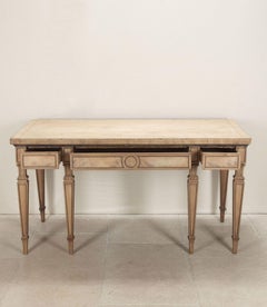 Georgian Bleached Mahogany Console Table