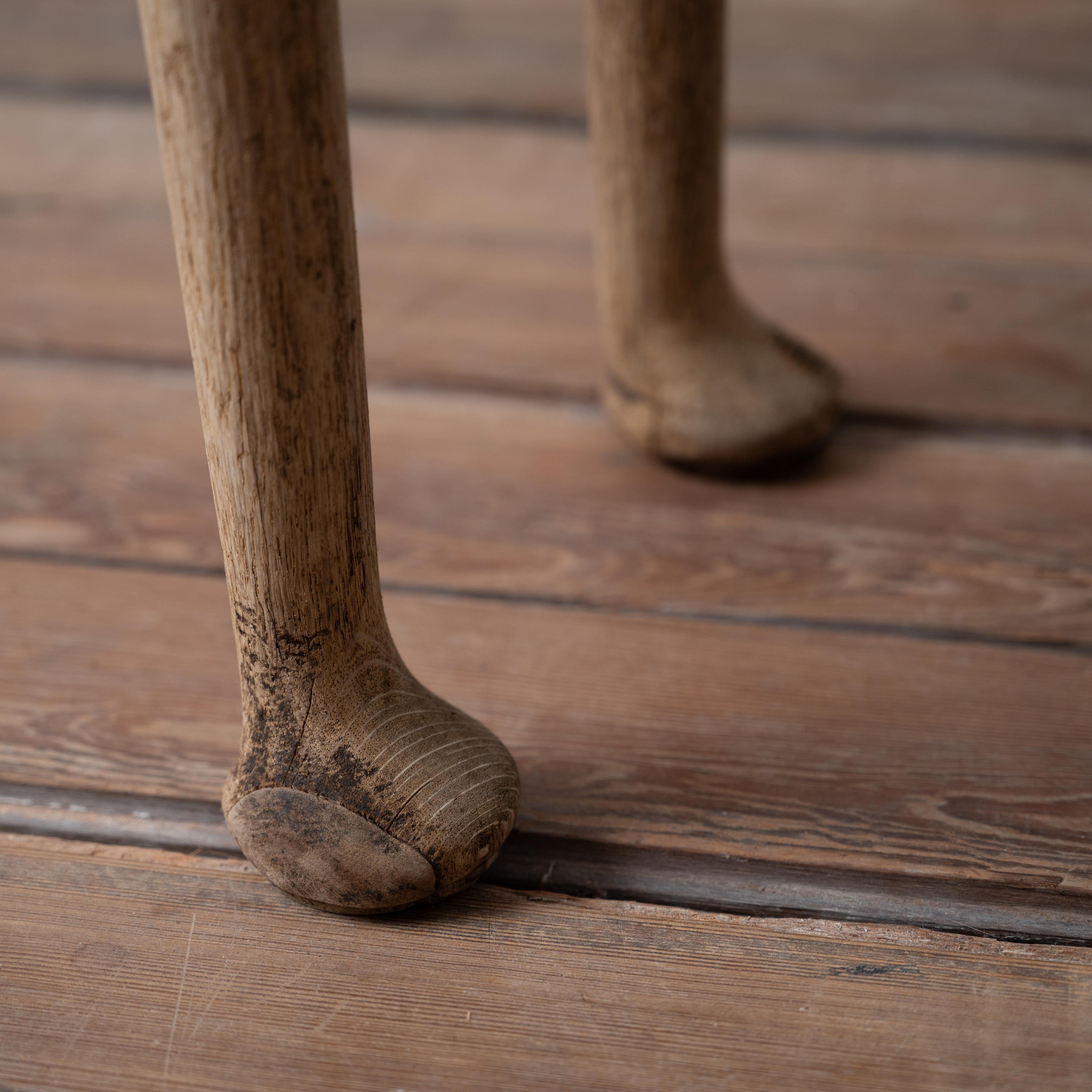 Tavolo a ribalta georgiano in Oak sbiancato in vendita 6