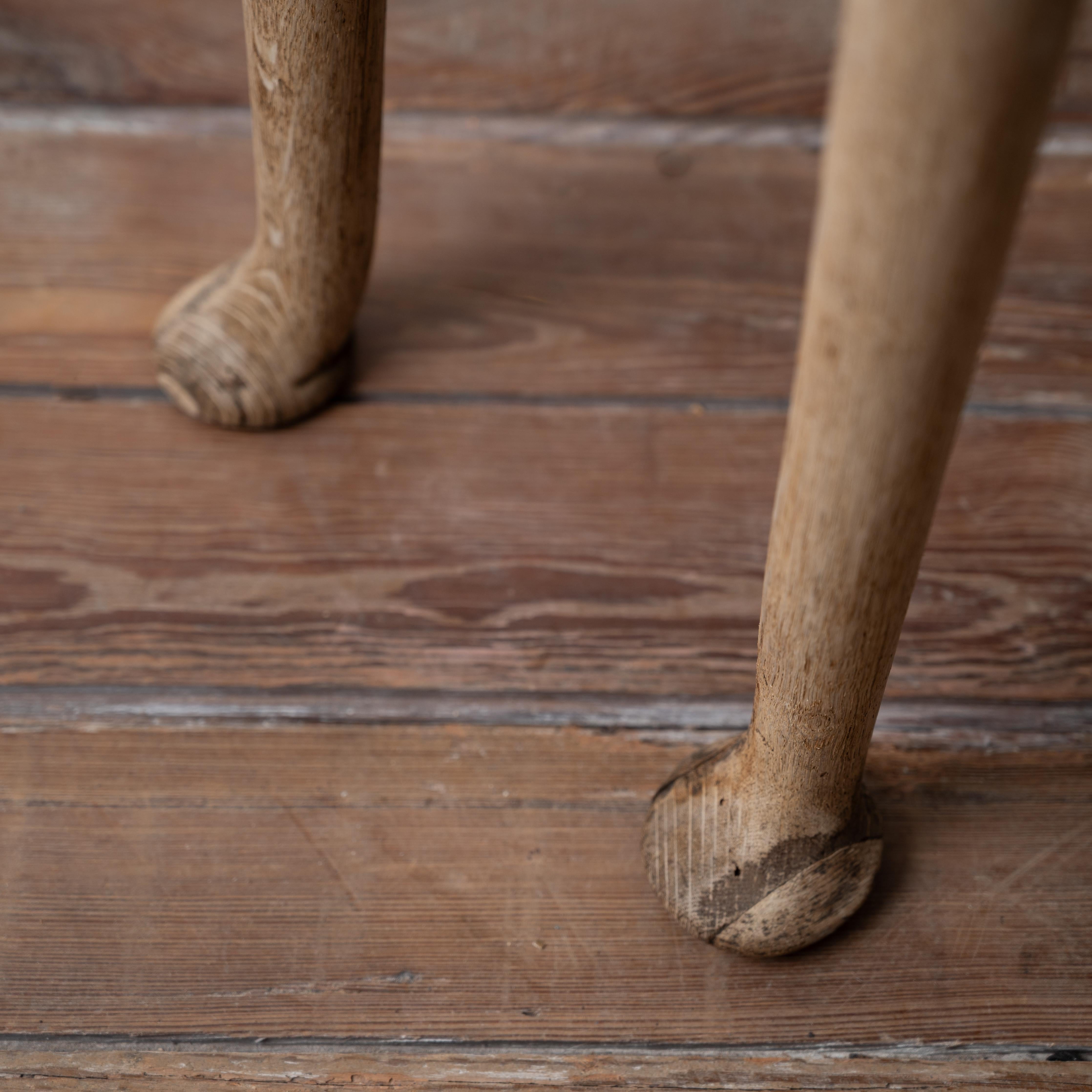 Tavolo a ribalta georgiano in Oak sbiancato in vendita 8