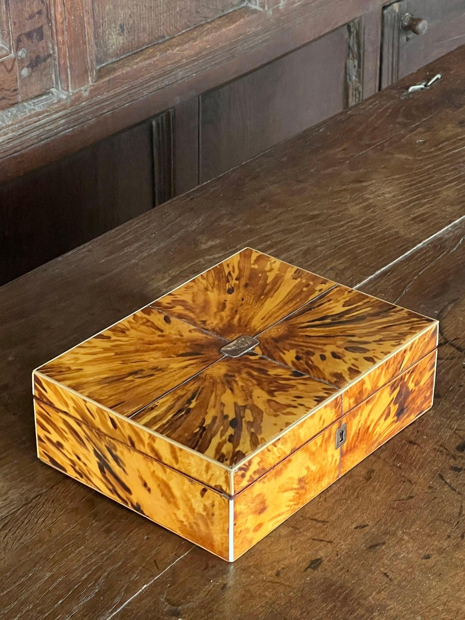 Georgian Blonde Tortoiseshell Box 4