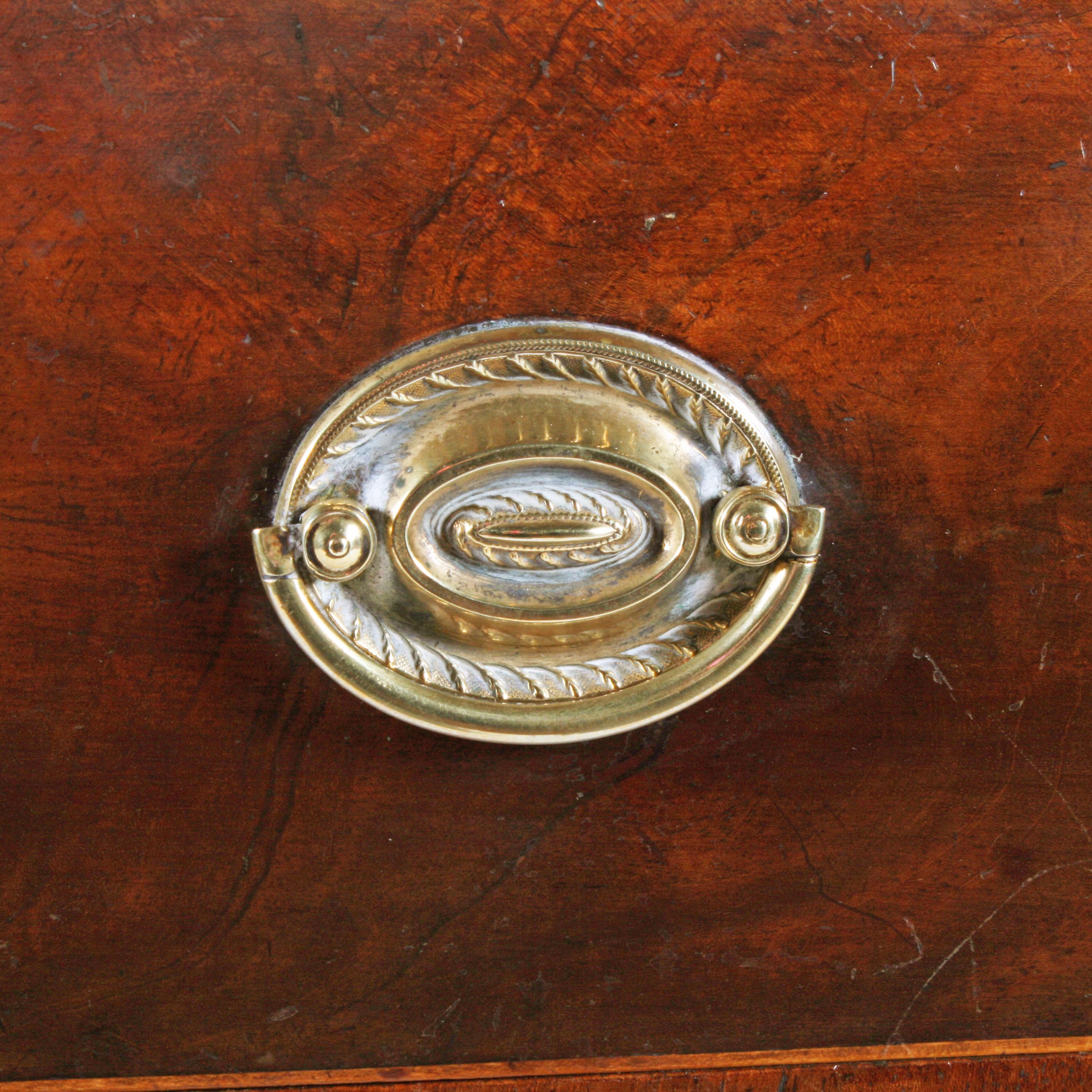 Georgian Bow Front Side Table For Sale 1