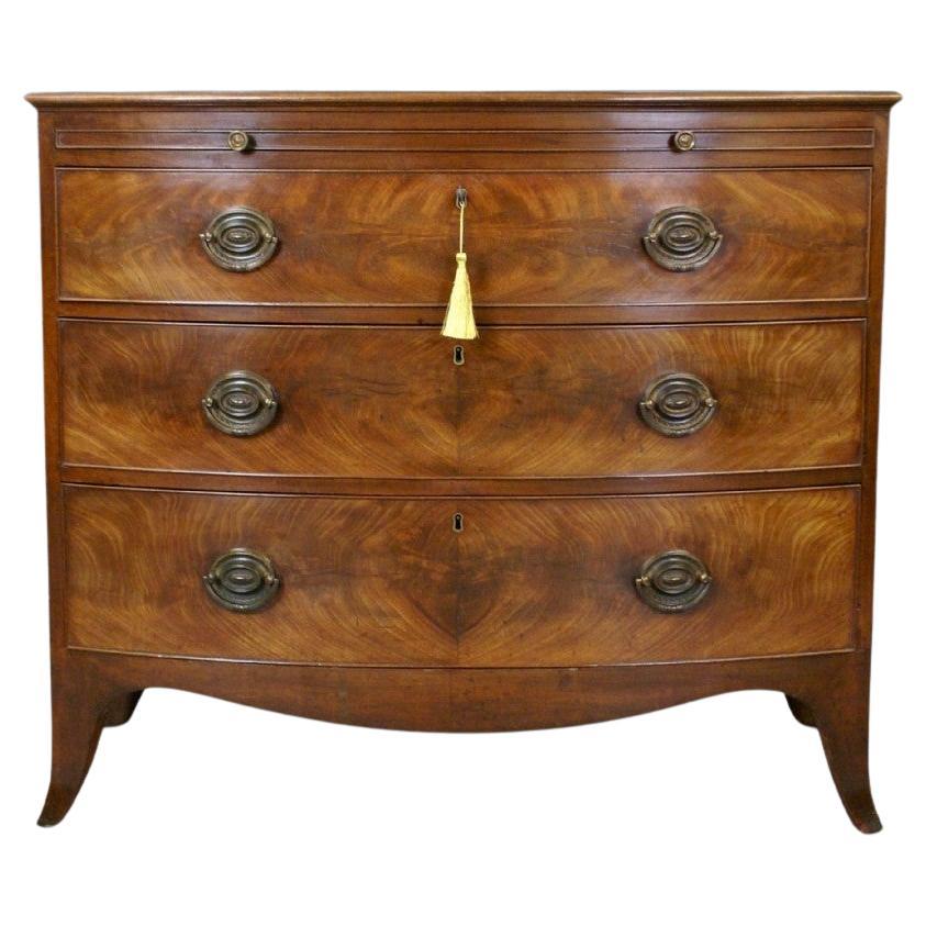Georgian Bow Fronted Chest of Drawers