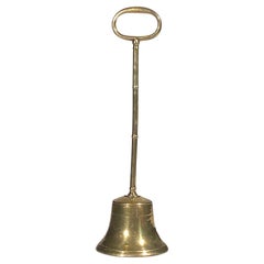 Georgian Brass Bell Shaped Door Stop Door Porter 18th Century