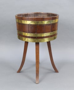 Georgian Brass Bound Oak Cellaret