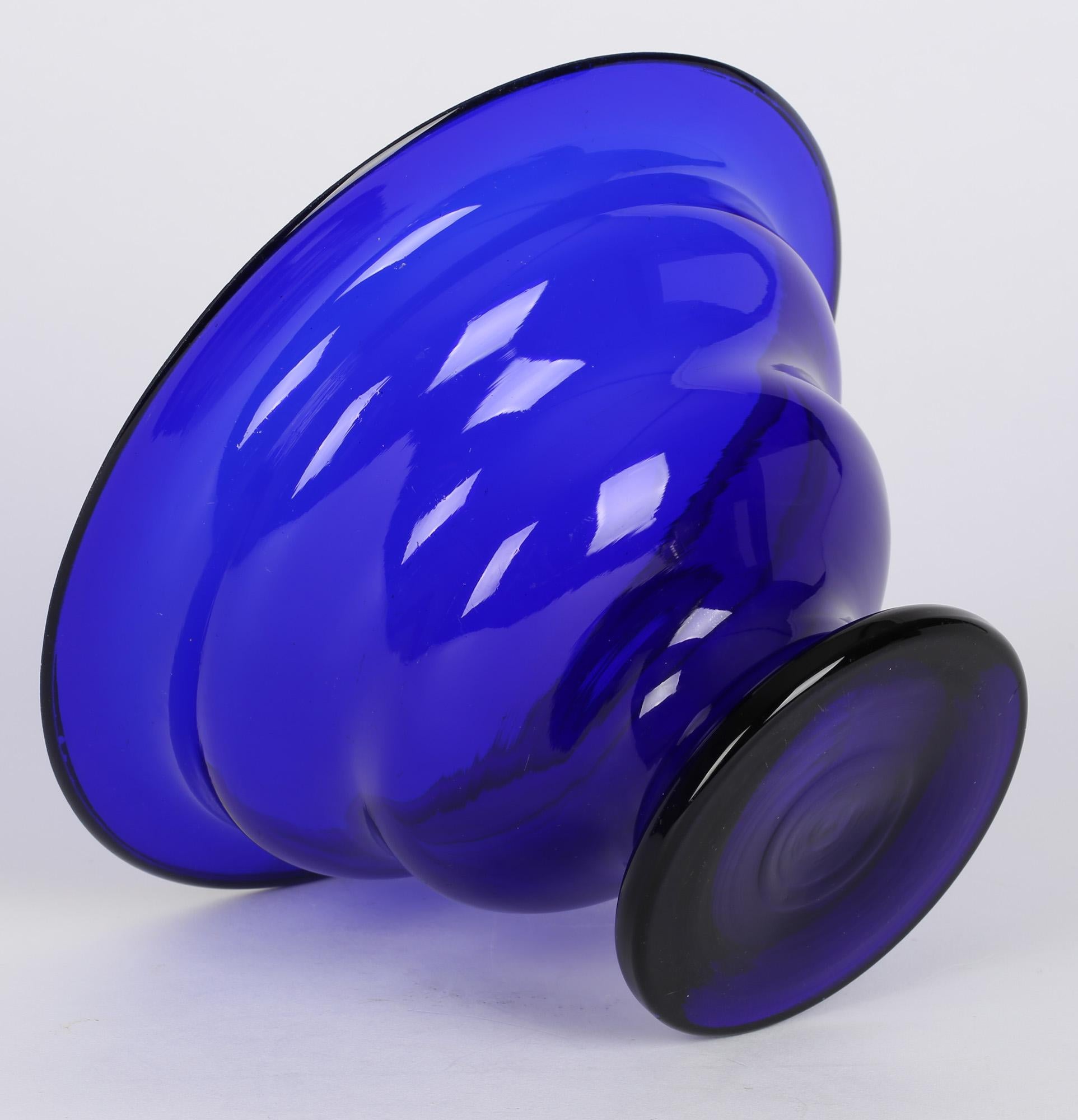 bristol blue glass bowl