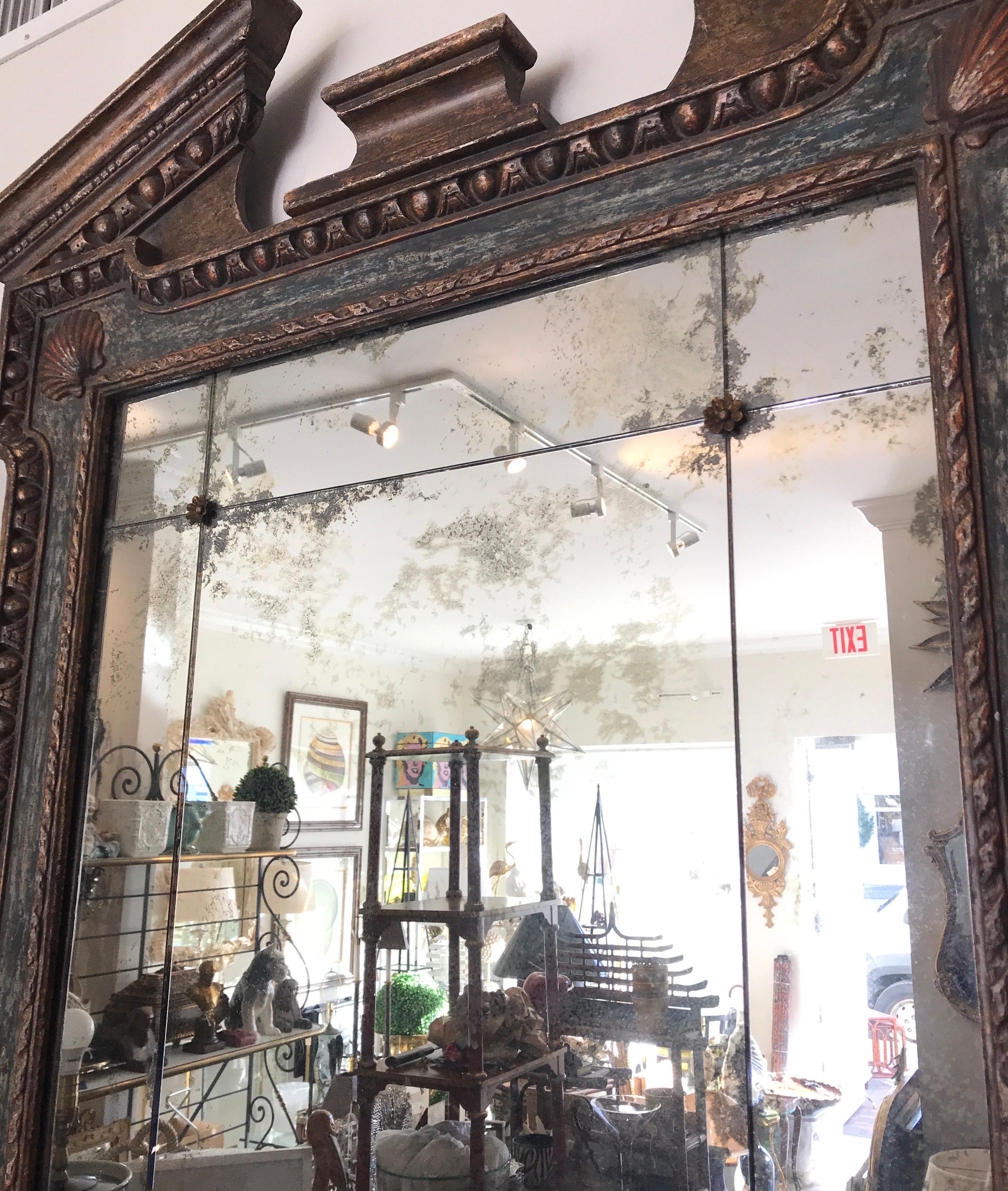 Georgian Broken Pediment Mirror by Dennis & Leen 5