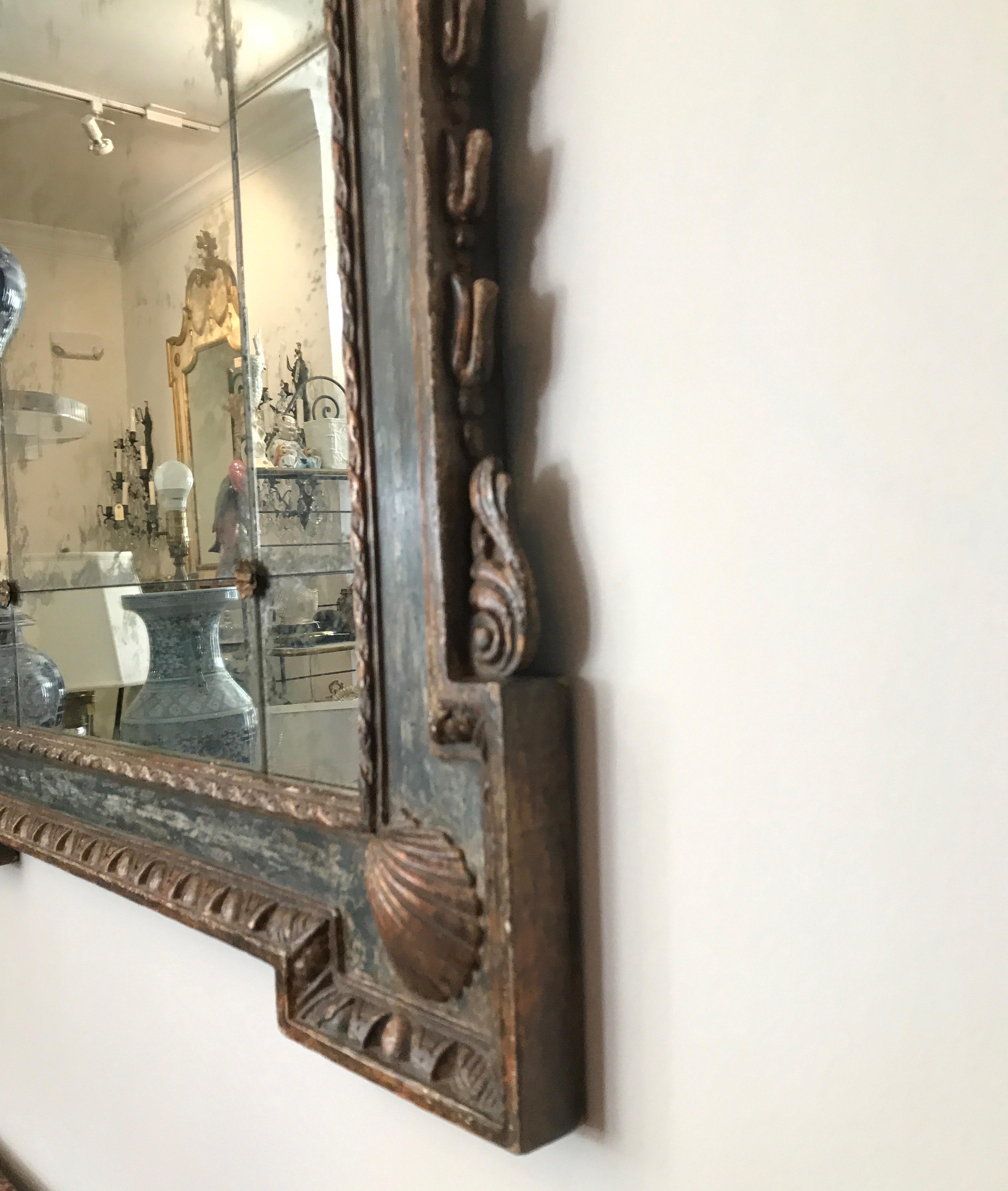 Georgian Broken Pediment Mirror by Dennis & Leen 7