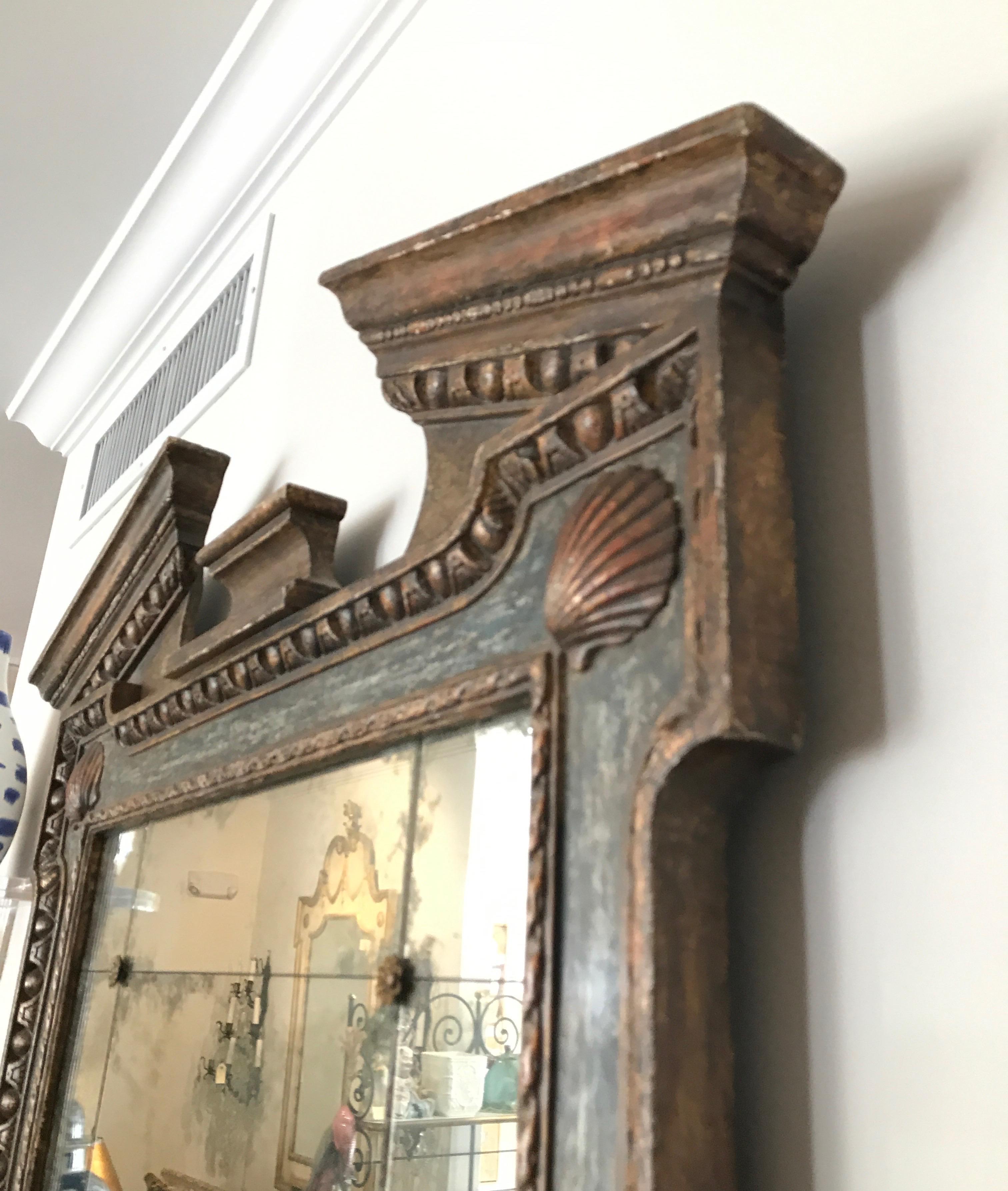 Georgian Broken Pediment Mirror by Dennis & Leen 8
