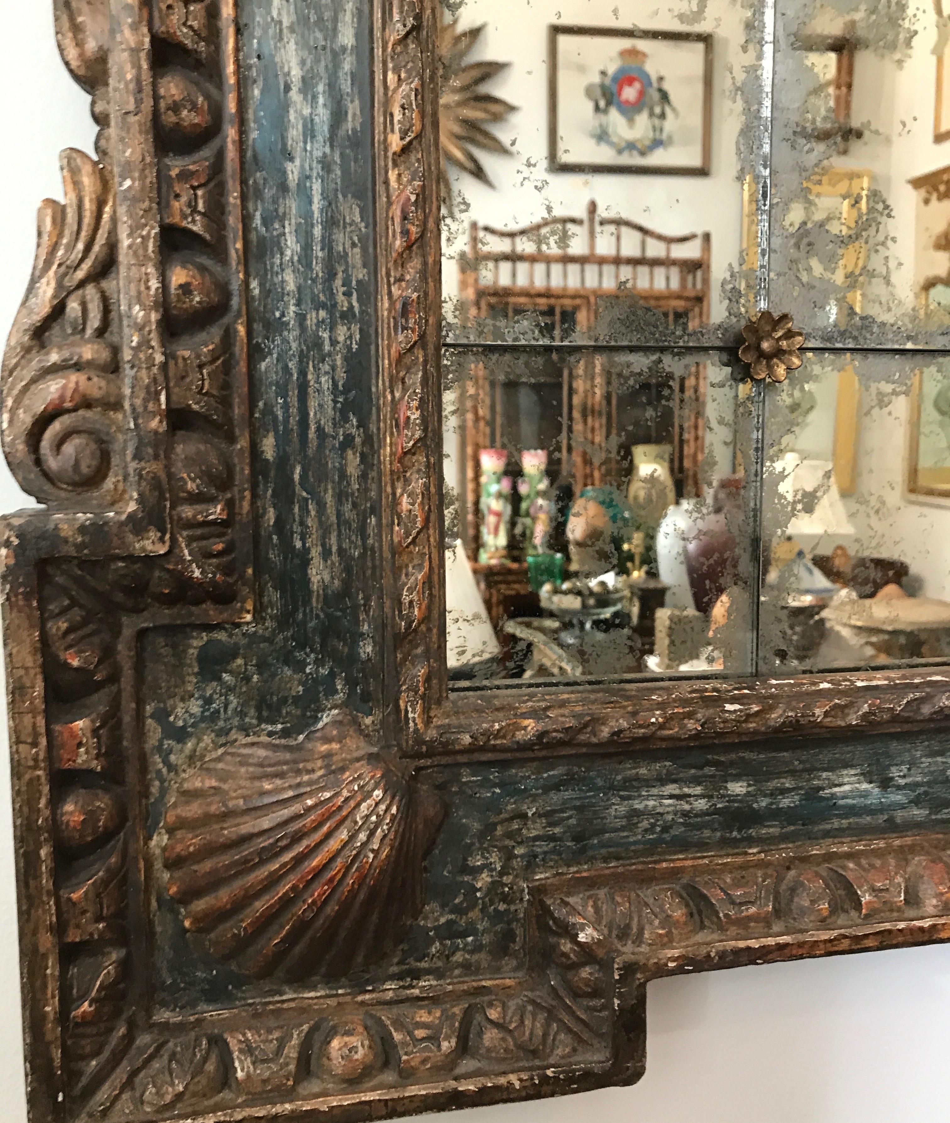 Georgian Broken Pediment Mirror by Dennis & Leen 1