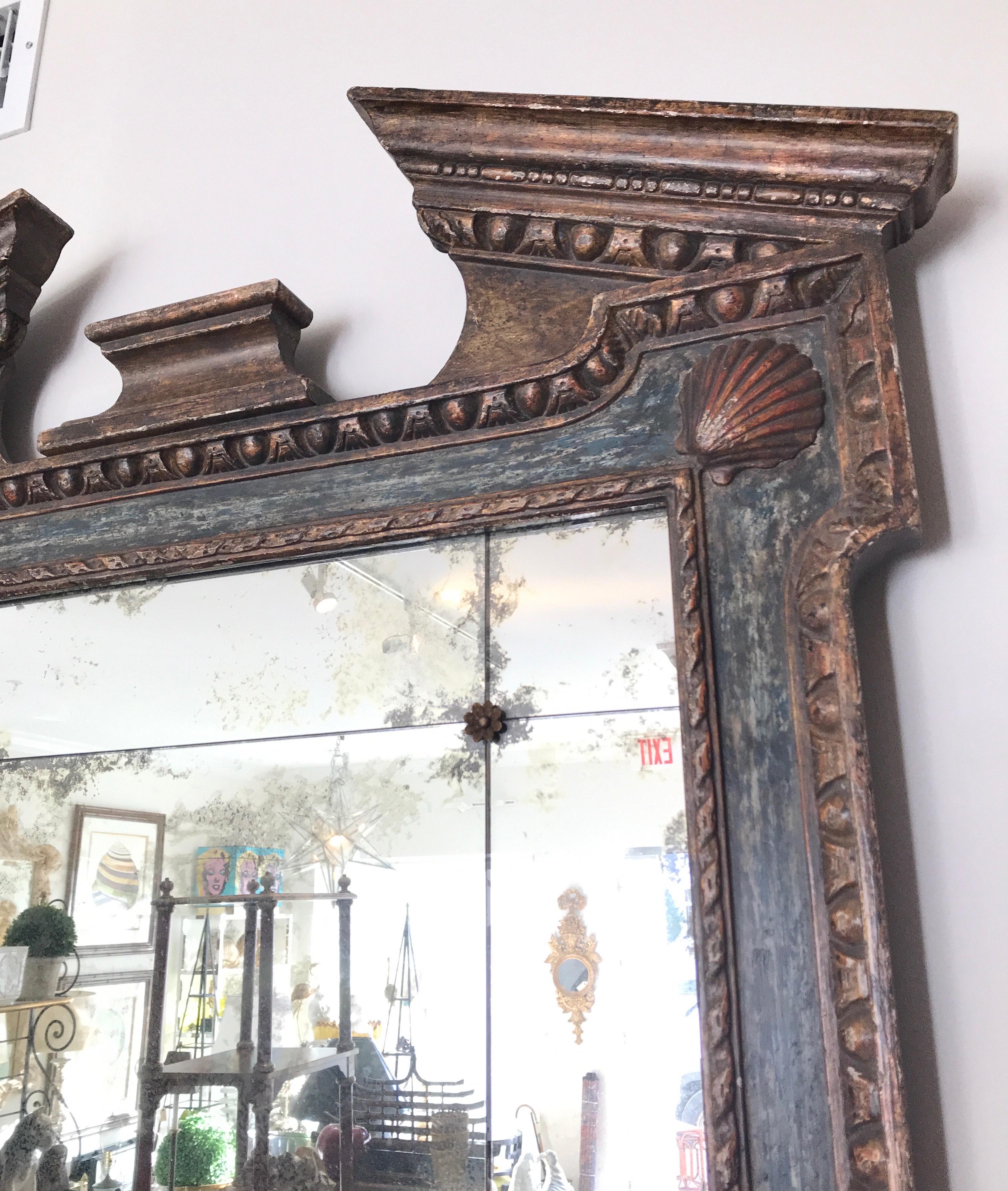 Georgian Broken Pediment Mirror by Dennis & Leen 4