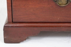 Georgian Bureau Bookcase Mahogany Antique