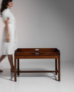 Georgian Butler's Tray Coffee Table, Medium Walnut, Early 20th Century