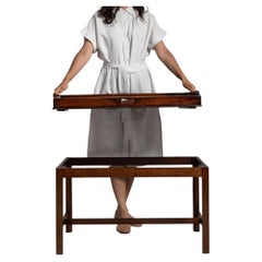 Georgian Butler's Tray Coffee Table, Medium Walnut, Early 20th Century