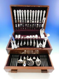 Georgian by Towle Sterling Silver Flatware Set for 12 Service 140 Pieces Dinner