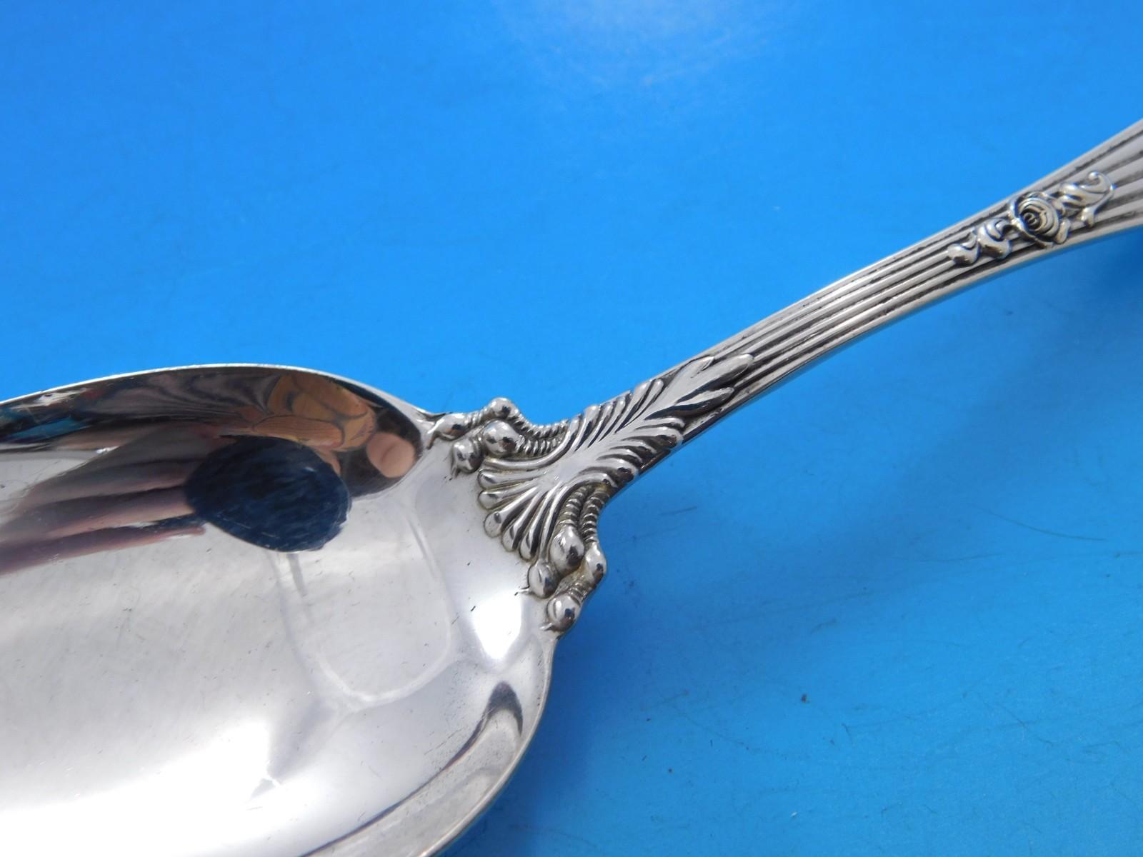 20th Century Georgian by Towle Sterling Silver Flatware Set for 12 Service 60 pcs Dinner Size For Sale
