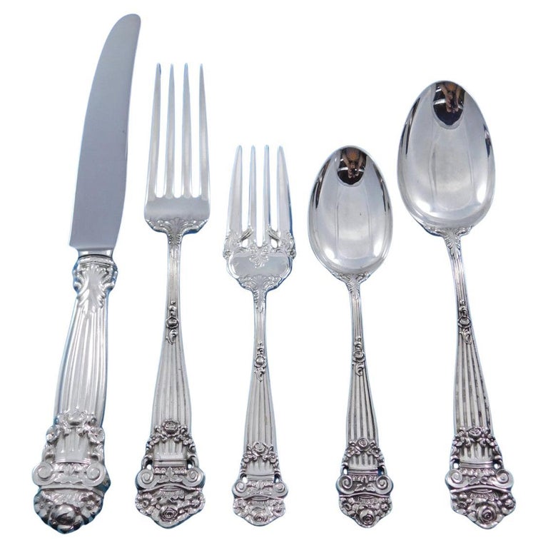 Georgian Silver Flatware 23 For Sale on 1stDibs georgian house