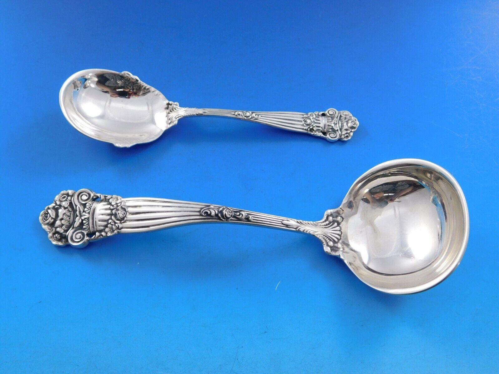 Georgian by Towle Set di posate in argento sterling per 8 persone Servizio da 106 pezzi Cena in vendita 6