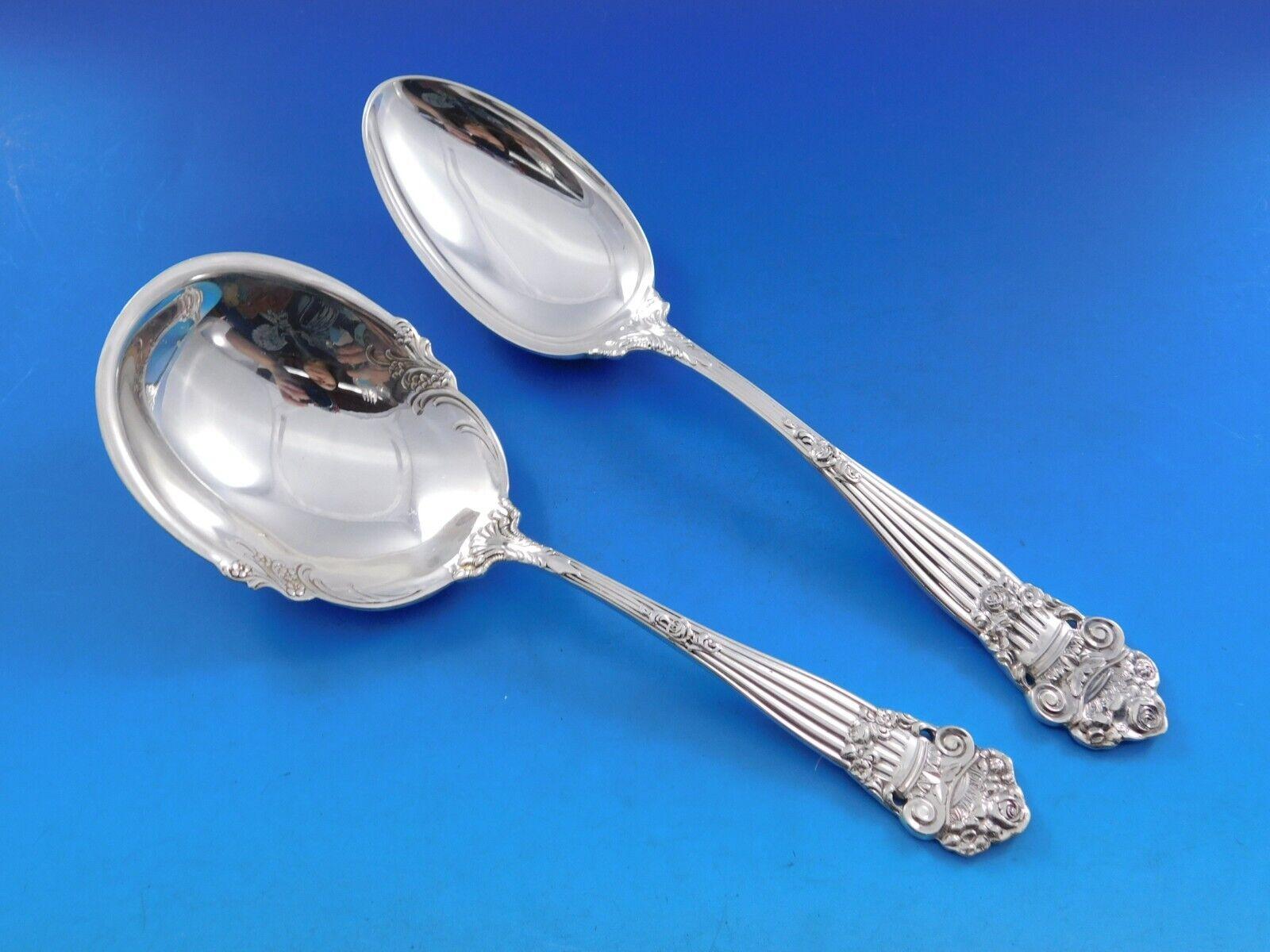 Georgian by Towle Set di posate in argento sterling per 8 persone Servizio da 106 pezzi Cena in vendita 4