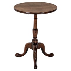 Mesa de Vino Trípode Georgiana de Caoba del S.XVIII (George III Flip Top Side Occasional)