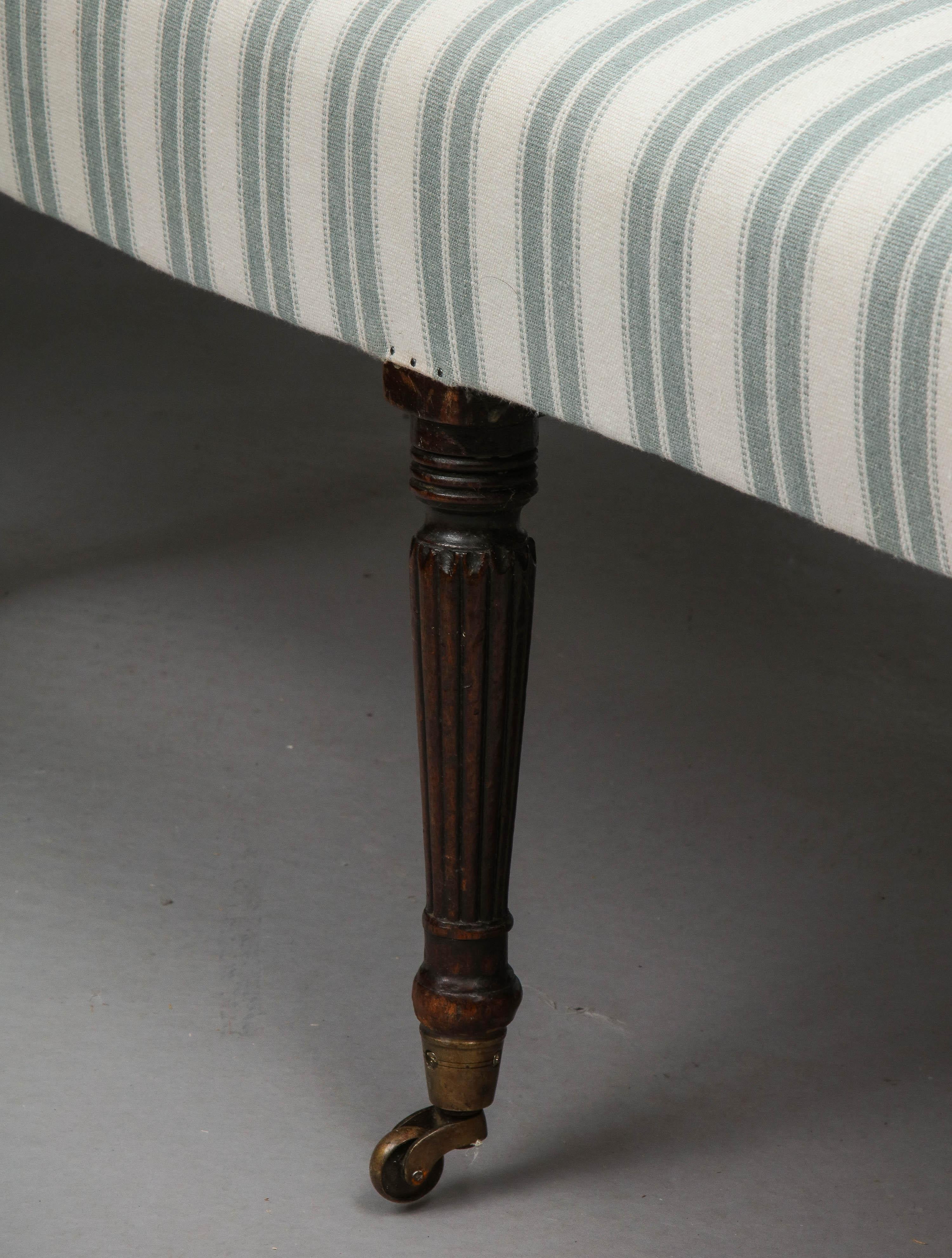 19th Century Georgian Campaign Settee