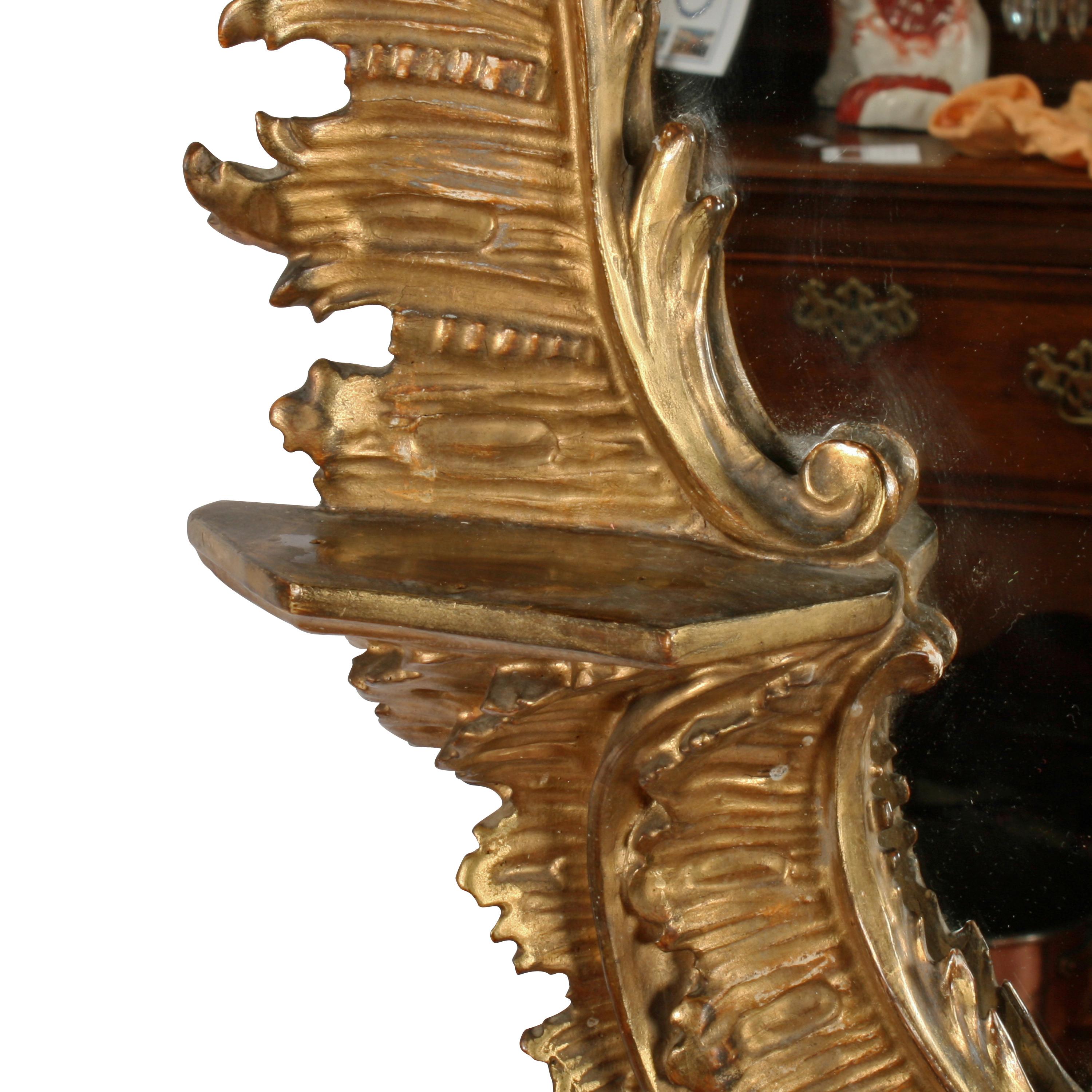 Georgian Carved Giltwood Mirror For Sale 4