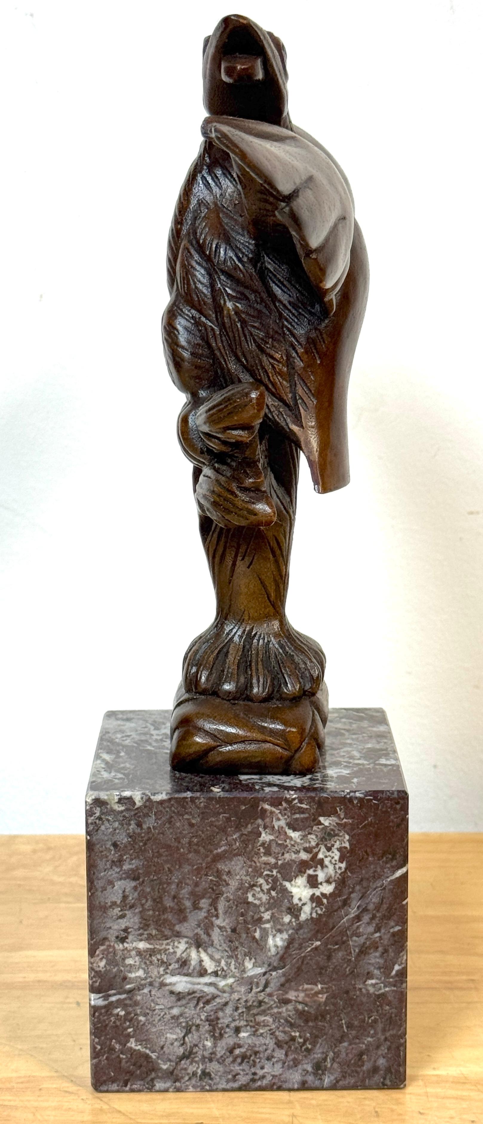 Georgian Carved Mahogany Eagle Ornament, in the Manner of Thomas Chippendale For Sale 4