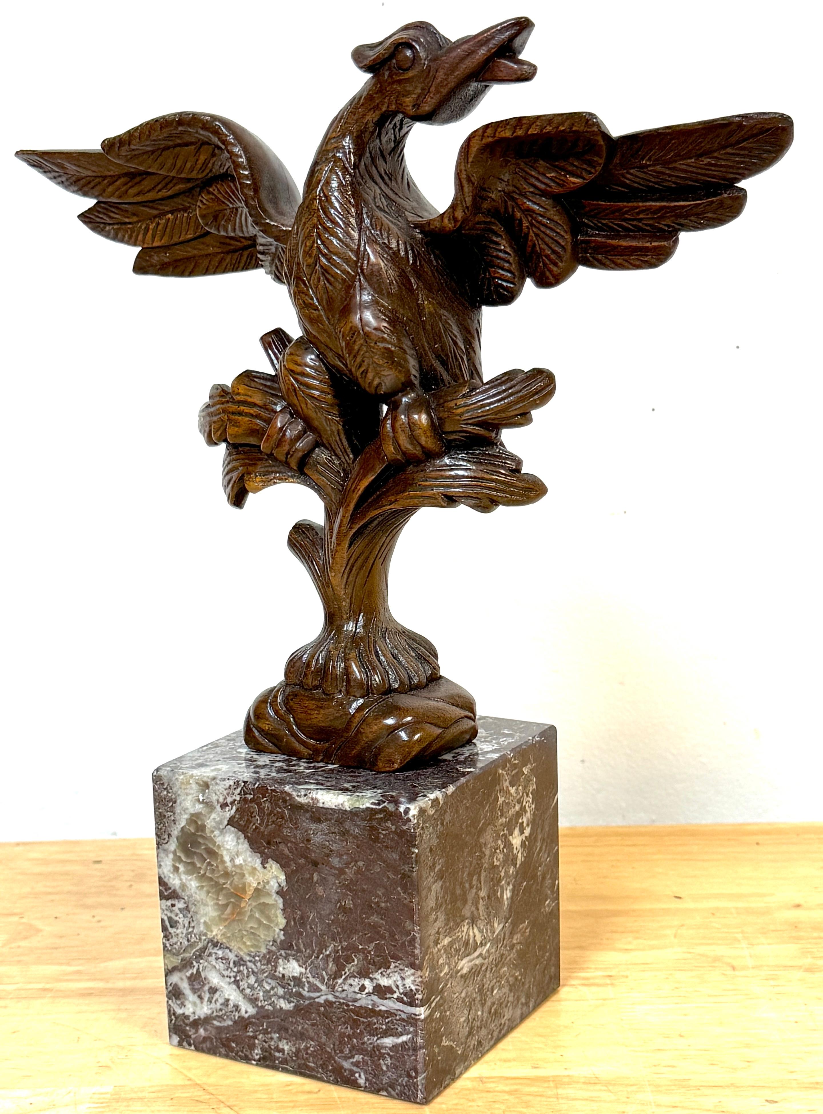 Georgian Carved Mahogany Eagle Ornament, in the Manner of Thomas Chippendale For Sale 5