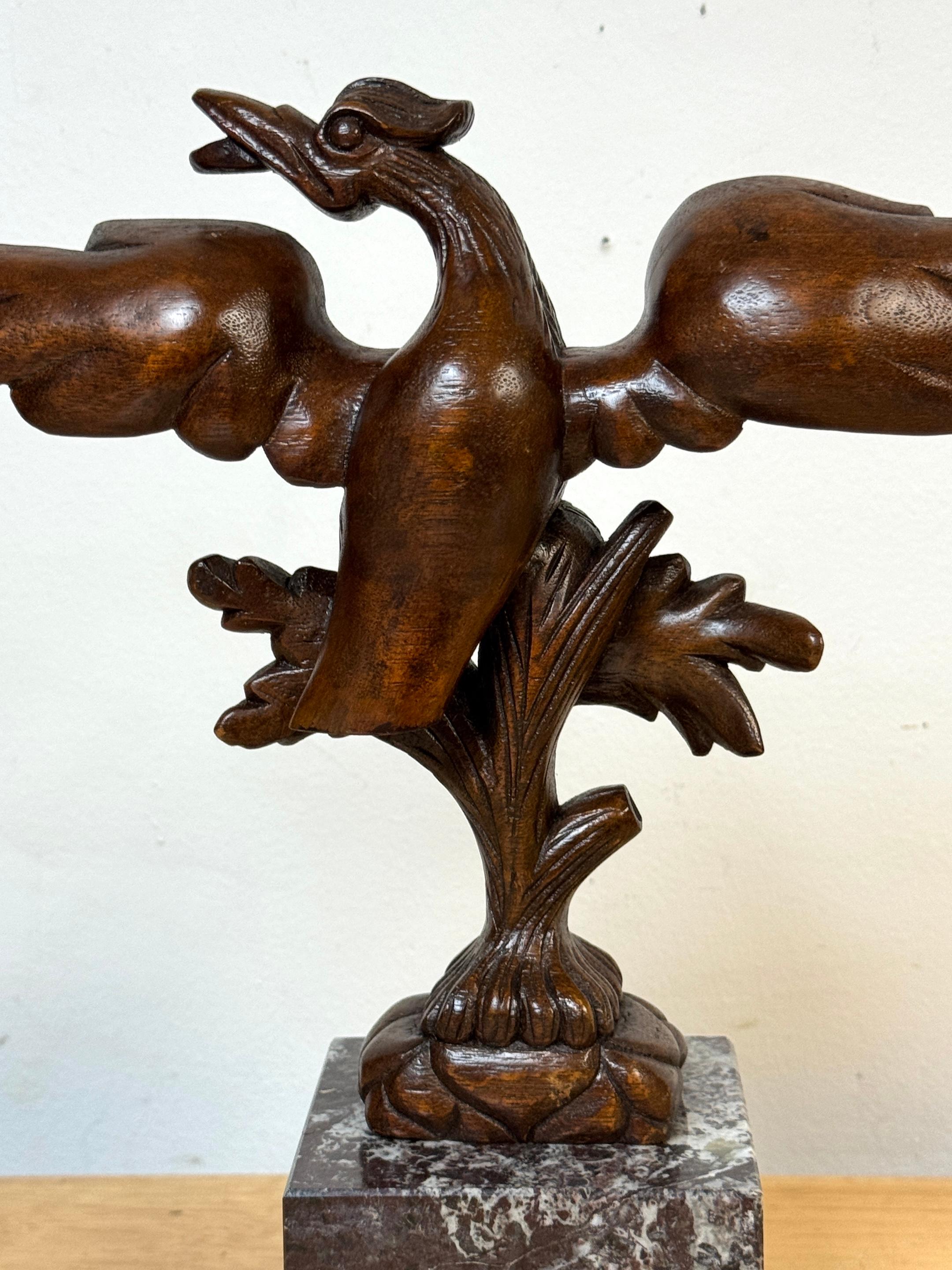 Georgian Carved Mahogany Eagle Ornament, in the Manner of Thomas Chippendale For Sale 2