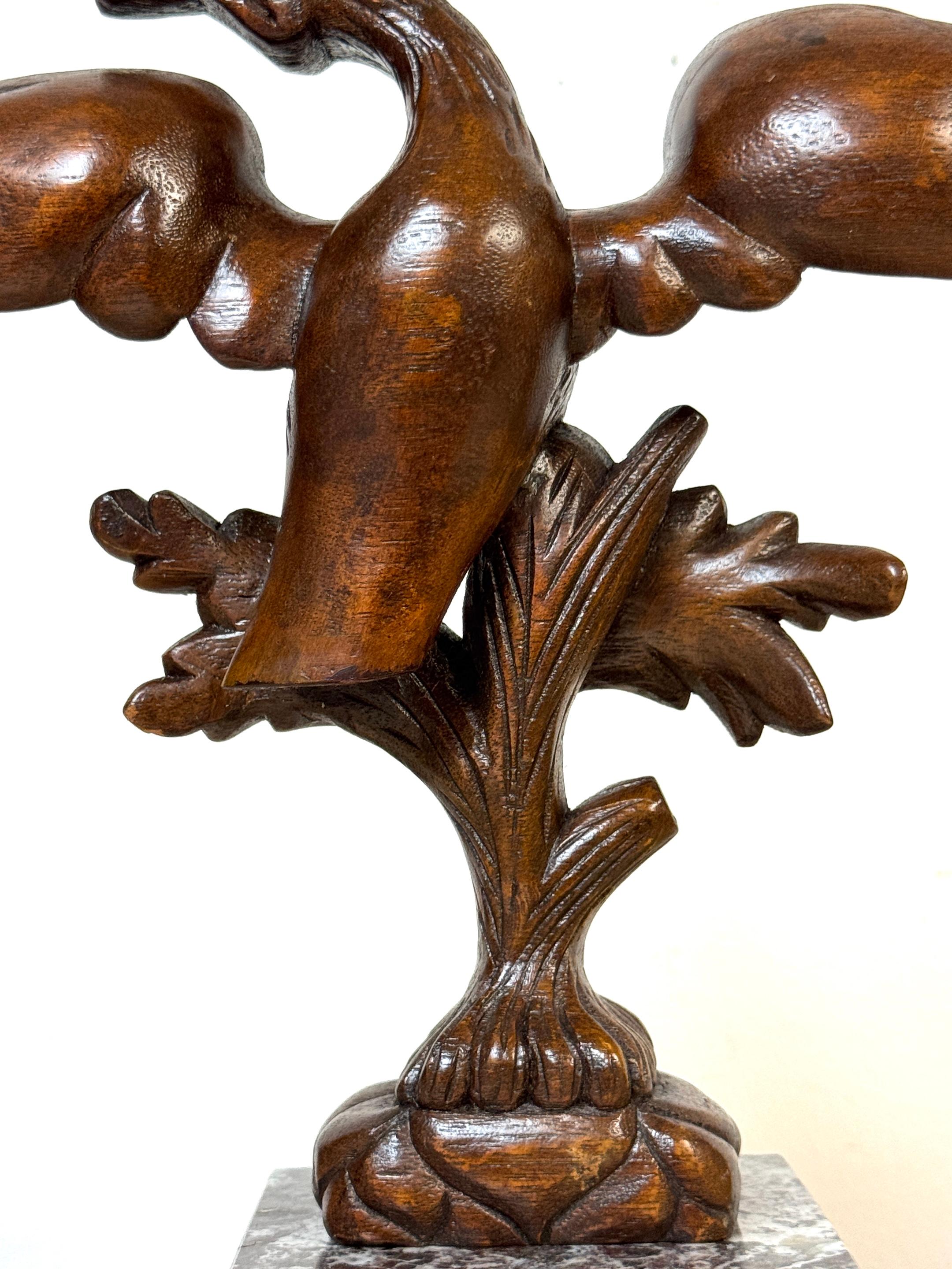 Georgian Carved Mahogany Eagle Ornament, in the Manner of Thomas Chippendale For Sale 3