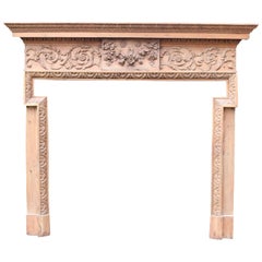 Georgian Carved Pine Fire Surround