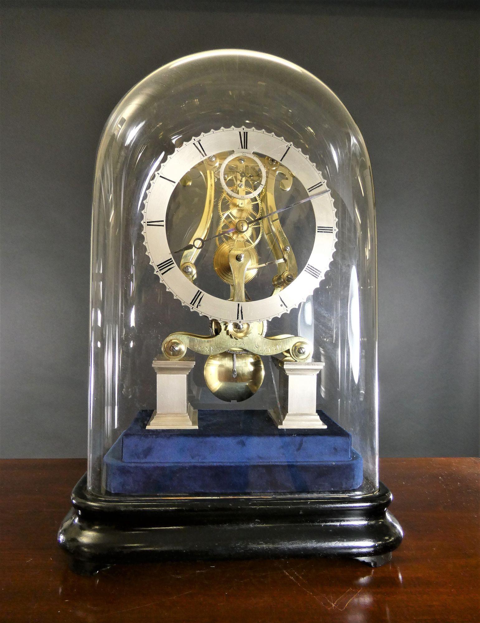 Georgian Chain Fusee Skeleton Clock by Jones, Strand For Sale 2