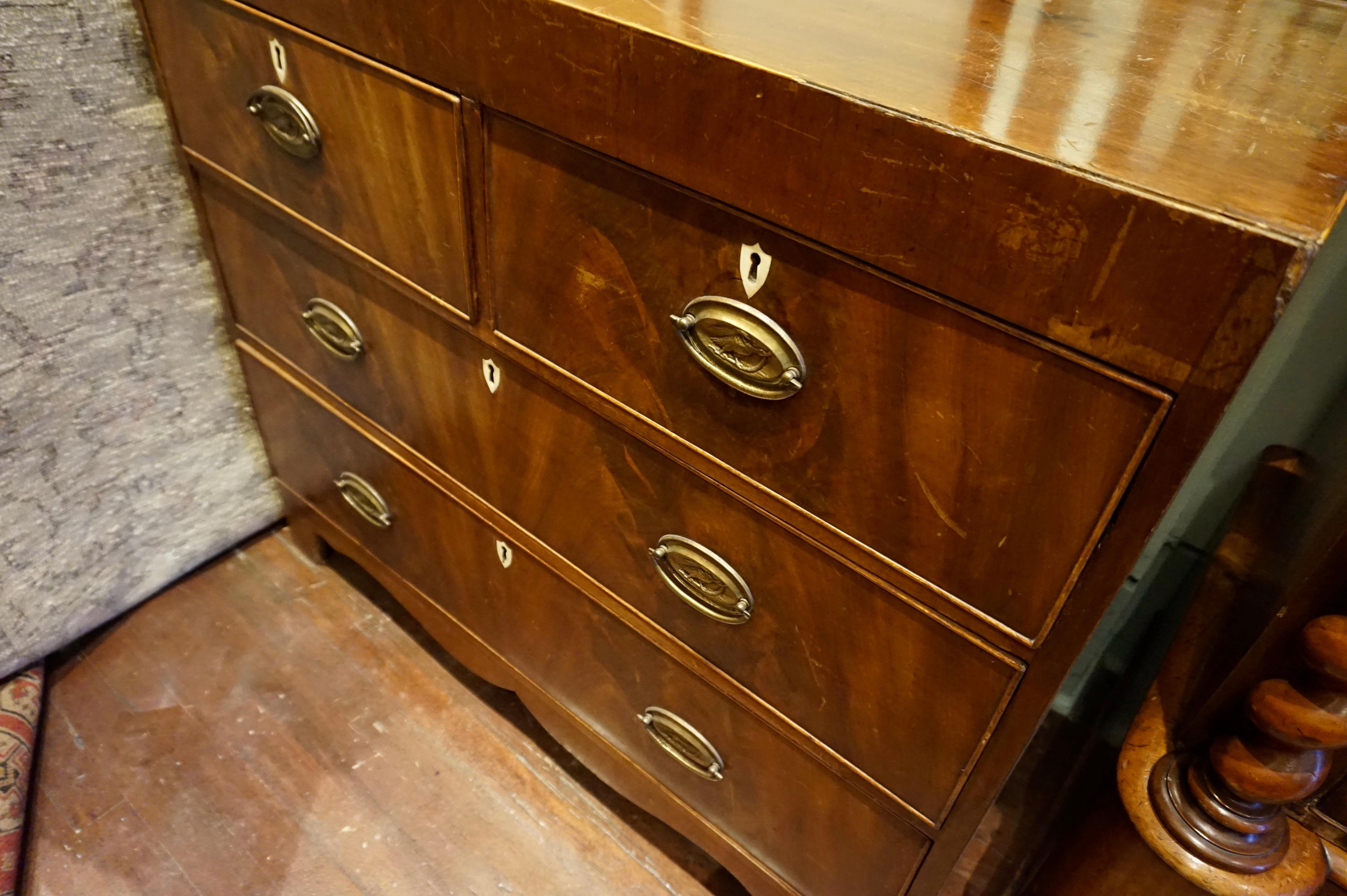 antique dresser with keyholes