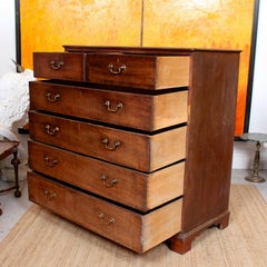 Georgian Chest of Drawers Mahogany Country Tallboy