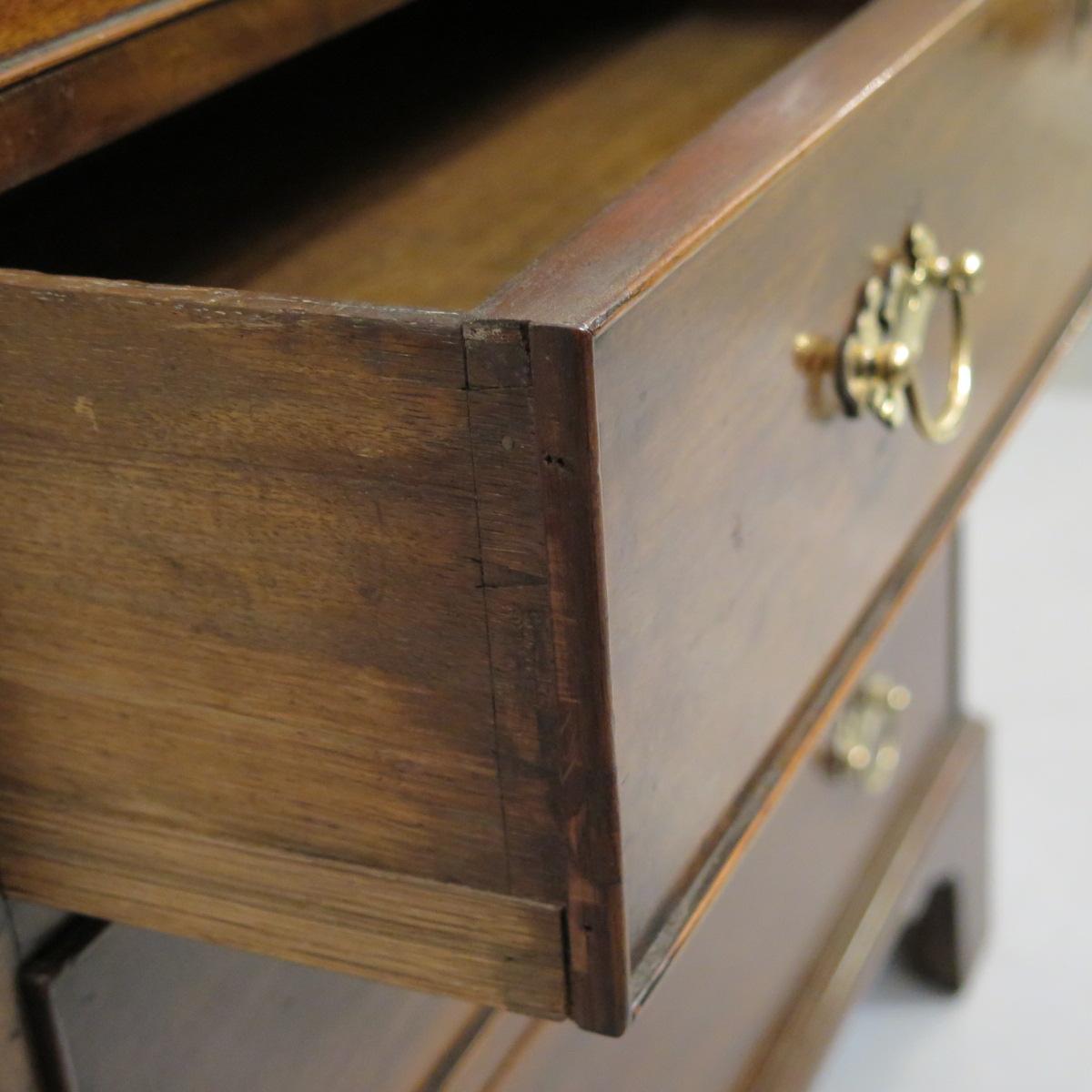 Mahogany Georgian Chest of Drawers with Brushing Slide