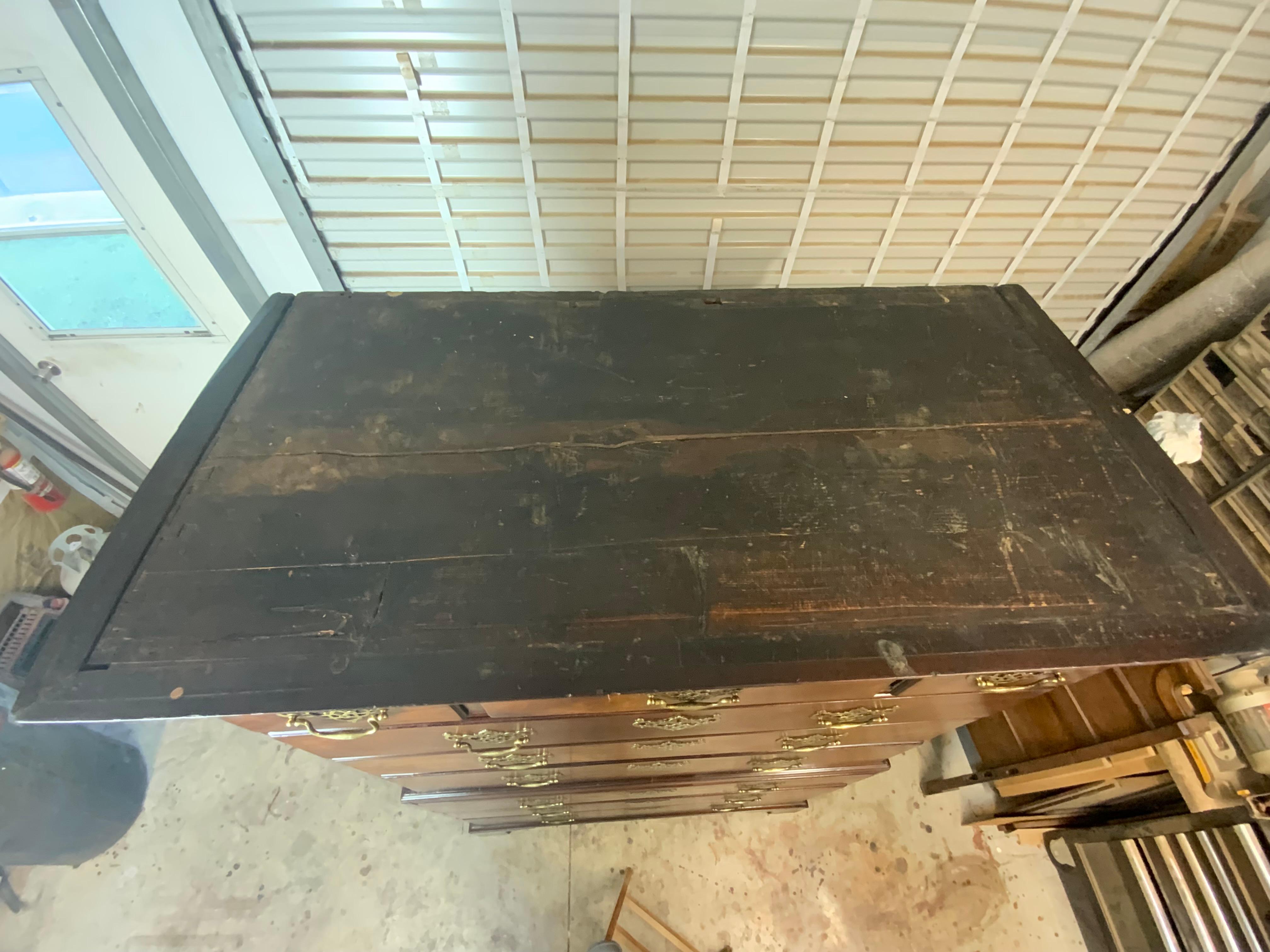 Cassapanca georgiana su cassapanca in vendita 4