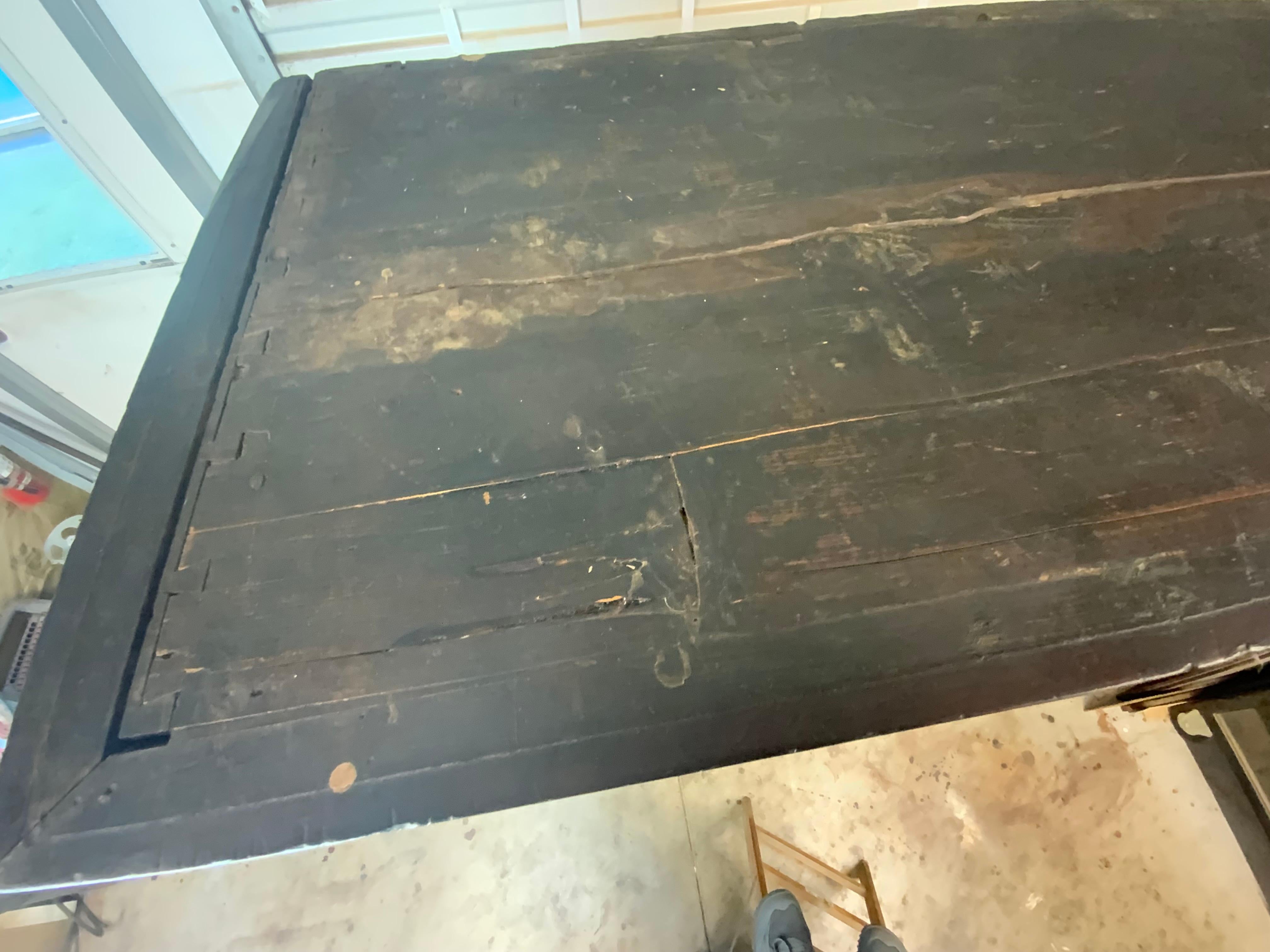 Cassapanca georgiana su cassapanca in vendita 5