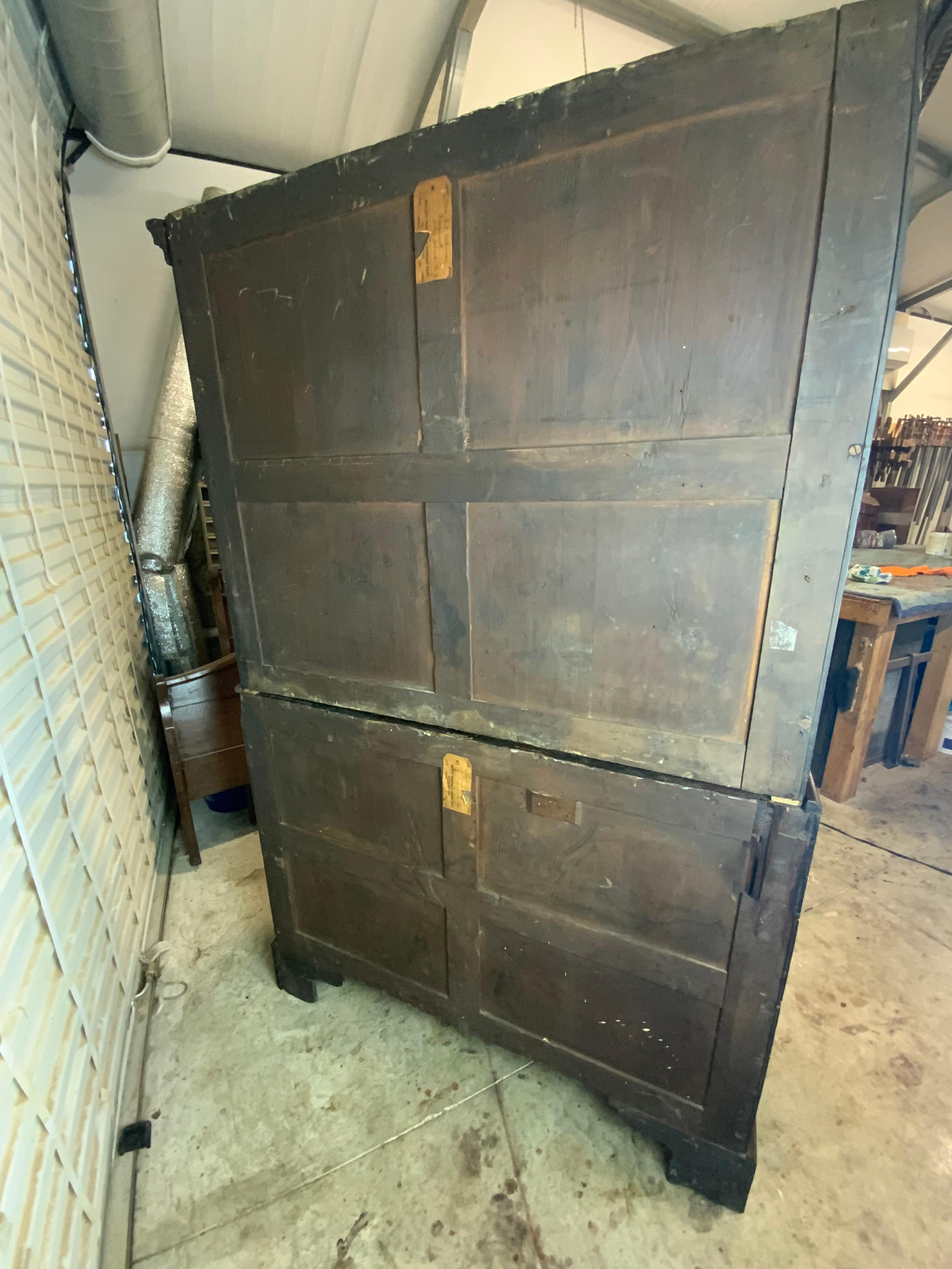 Cassapanca georgiana su cassapanca in vendita 6