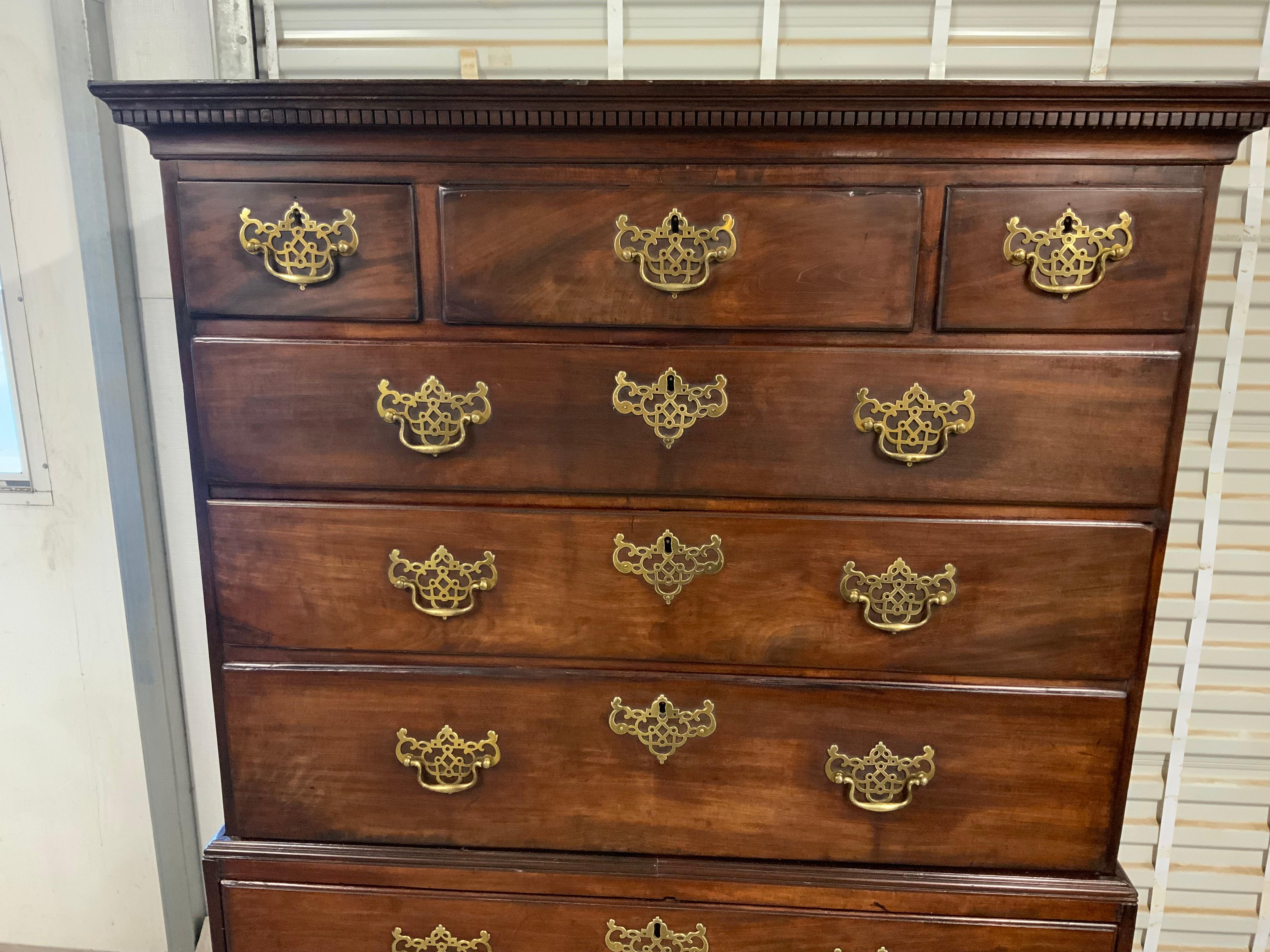 Cassapanca georgiana su cassapanca in vendita 12