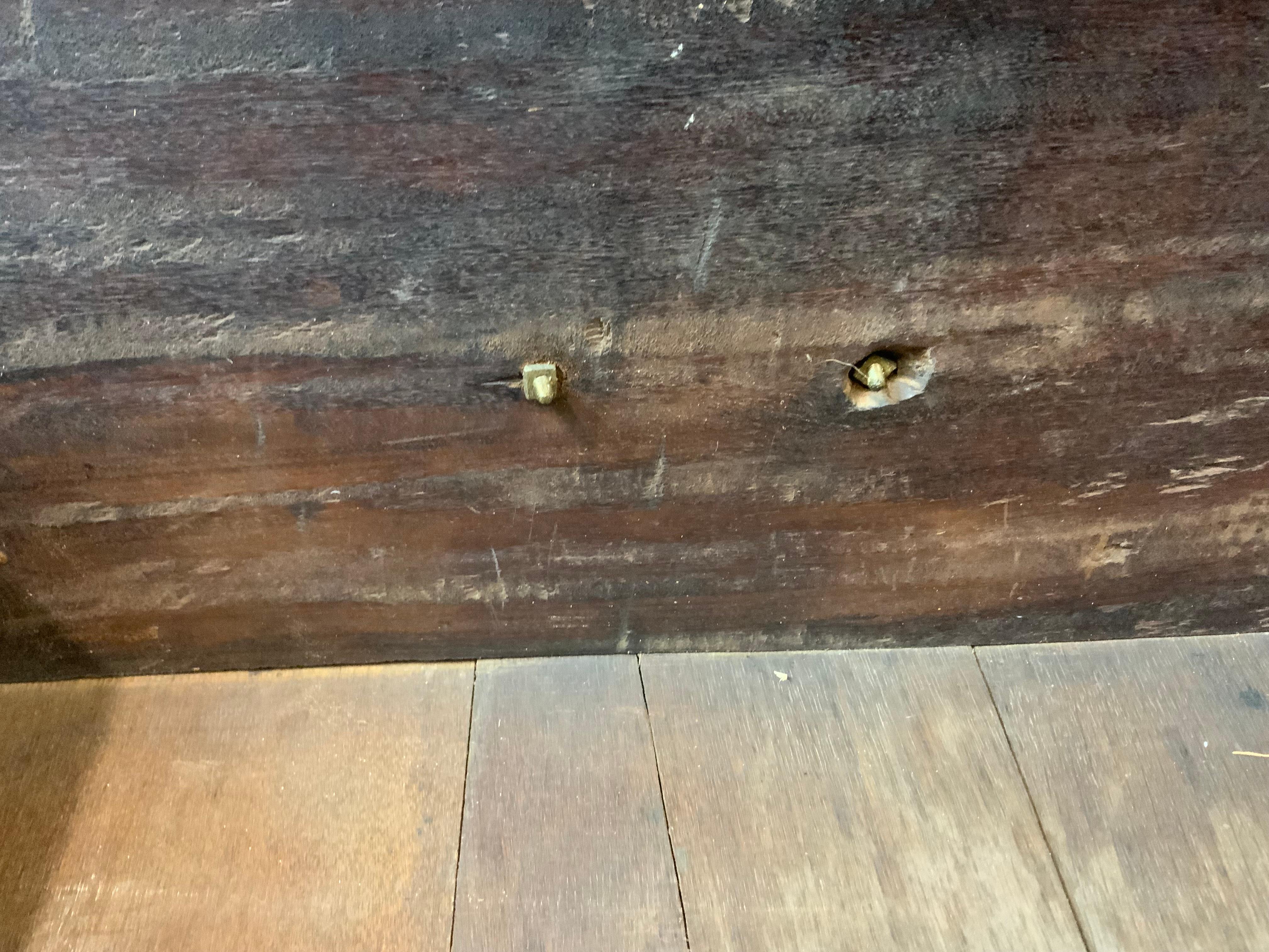 Mogano Cassapanca georgiana su cassapanca in vendita