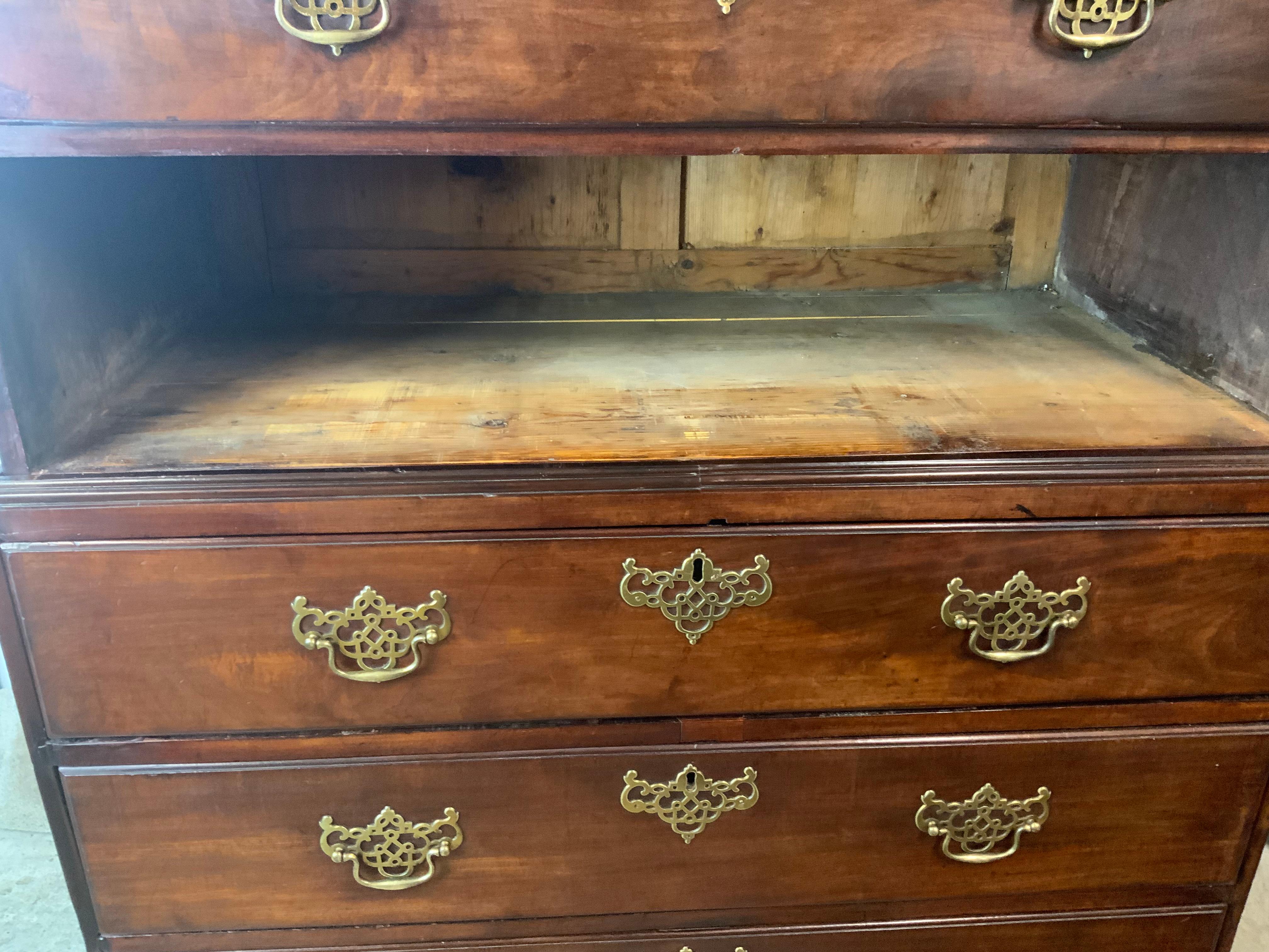 Cassapanca georgiana su cassapanca in vendita 1