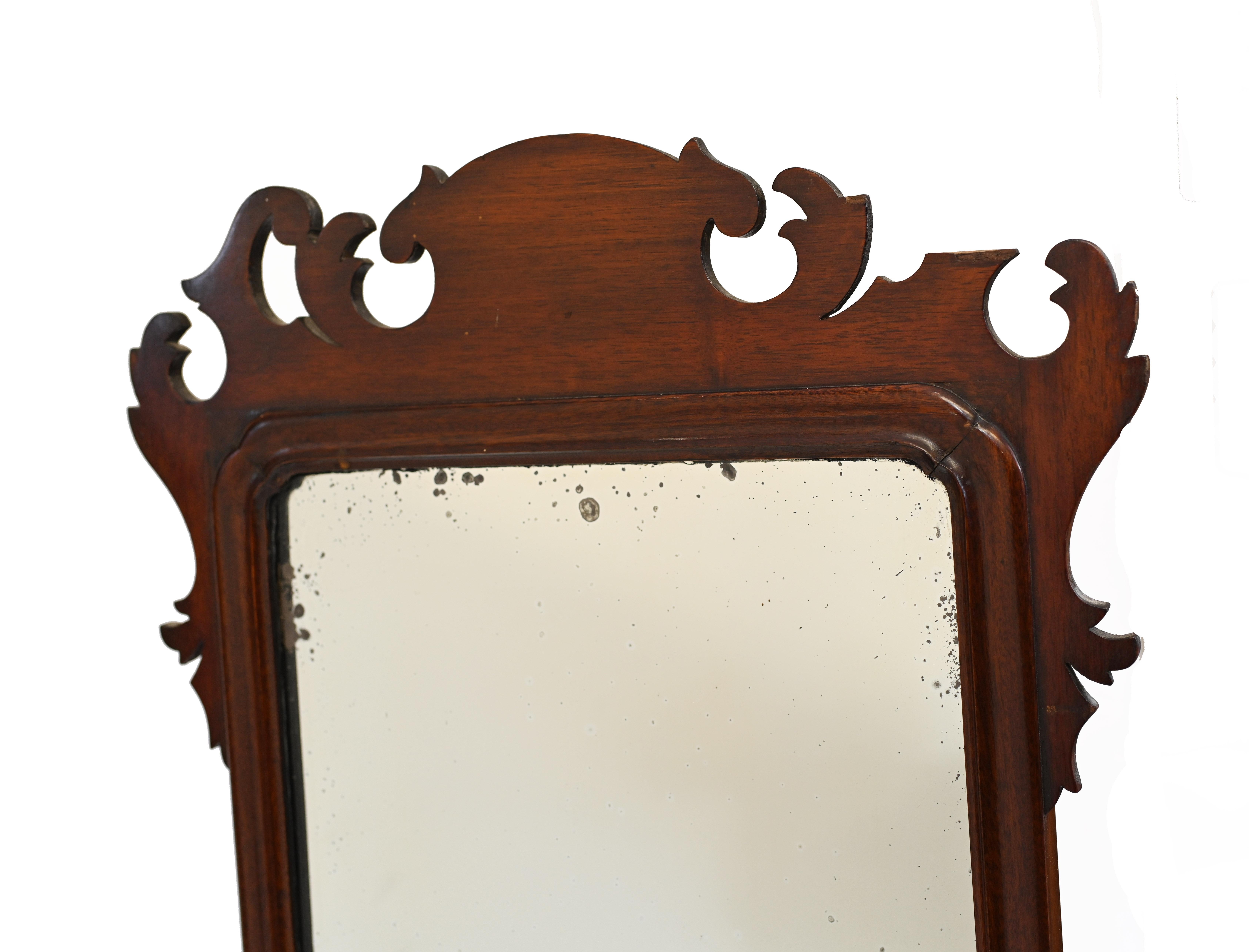 Georgian Cheval Mirror Swivel Mahogany, 1890 3
