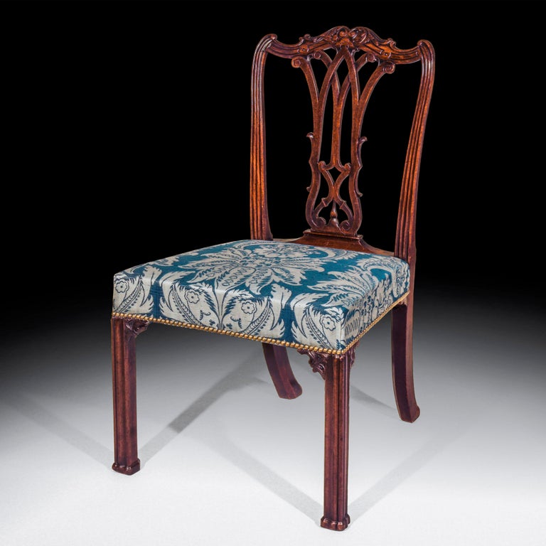 Georgian Chippendale Bedroom Chair Or Side Chair Im Angebot