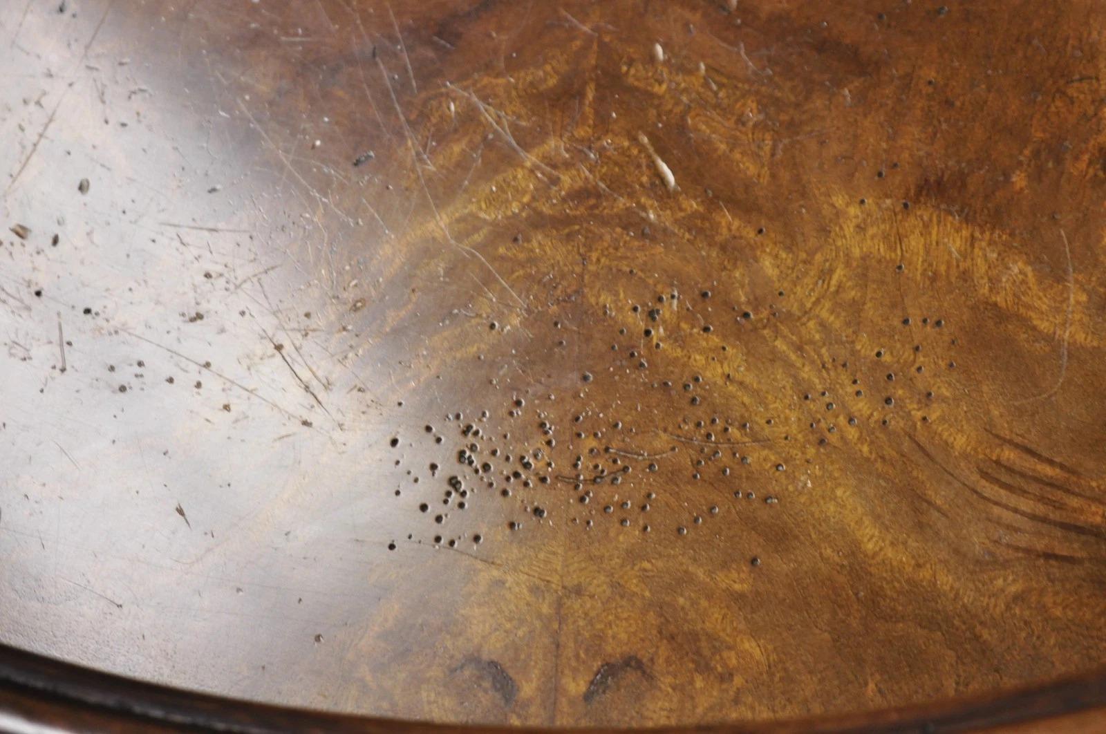 Georgian Chippendale Fretwork Gallery Round Mahogany Occasional Side Table For Sale 5