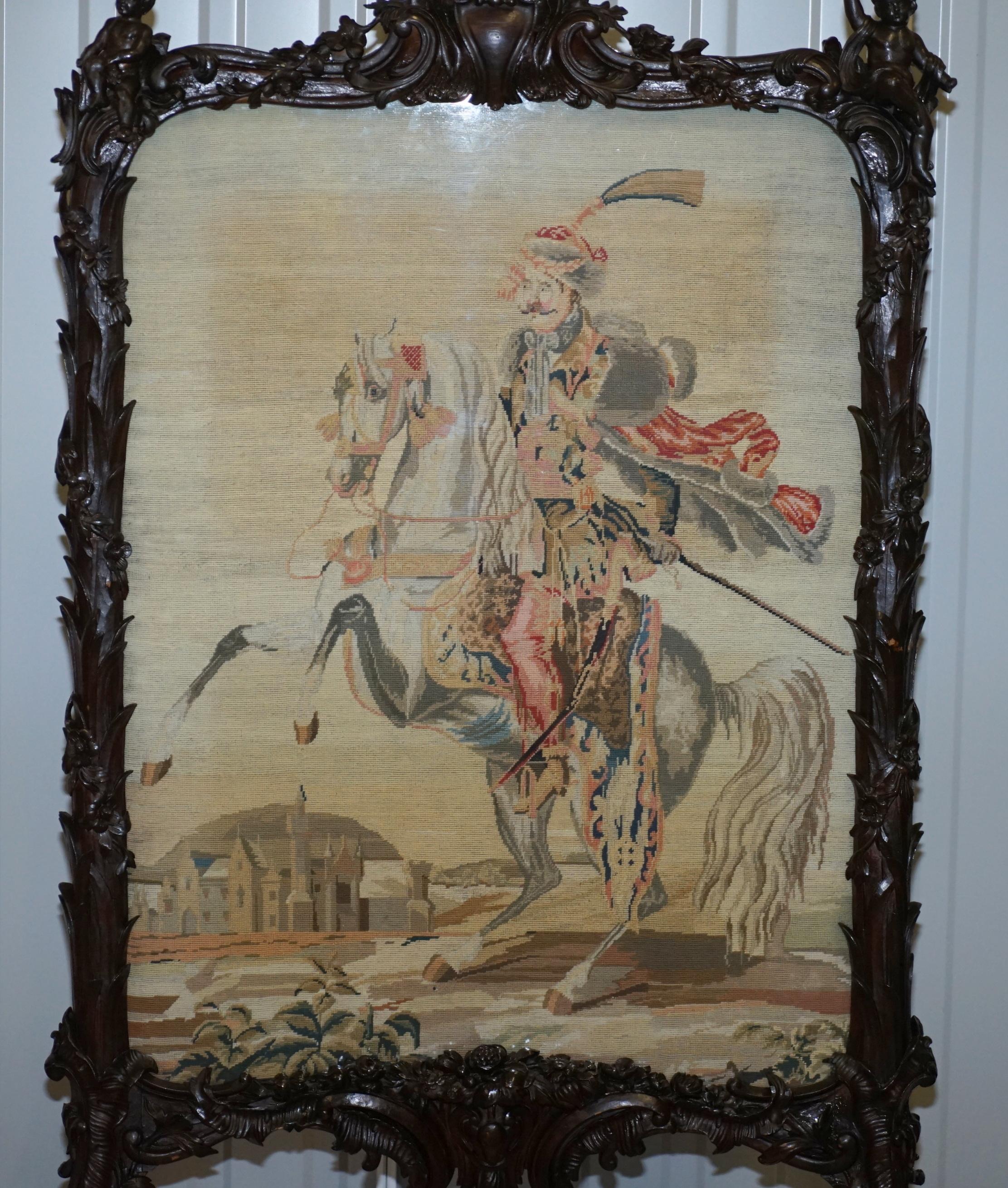 tapestry fireplace screen