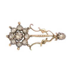 Georgian, circa 1835 Diamond Halley's Comet Brooch